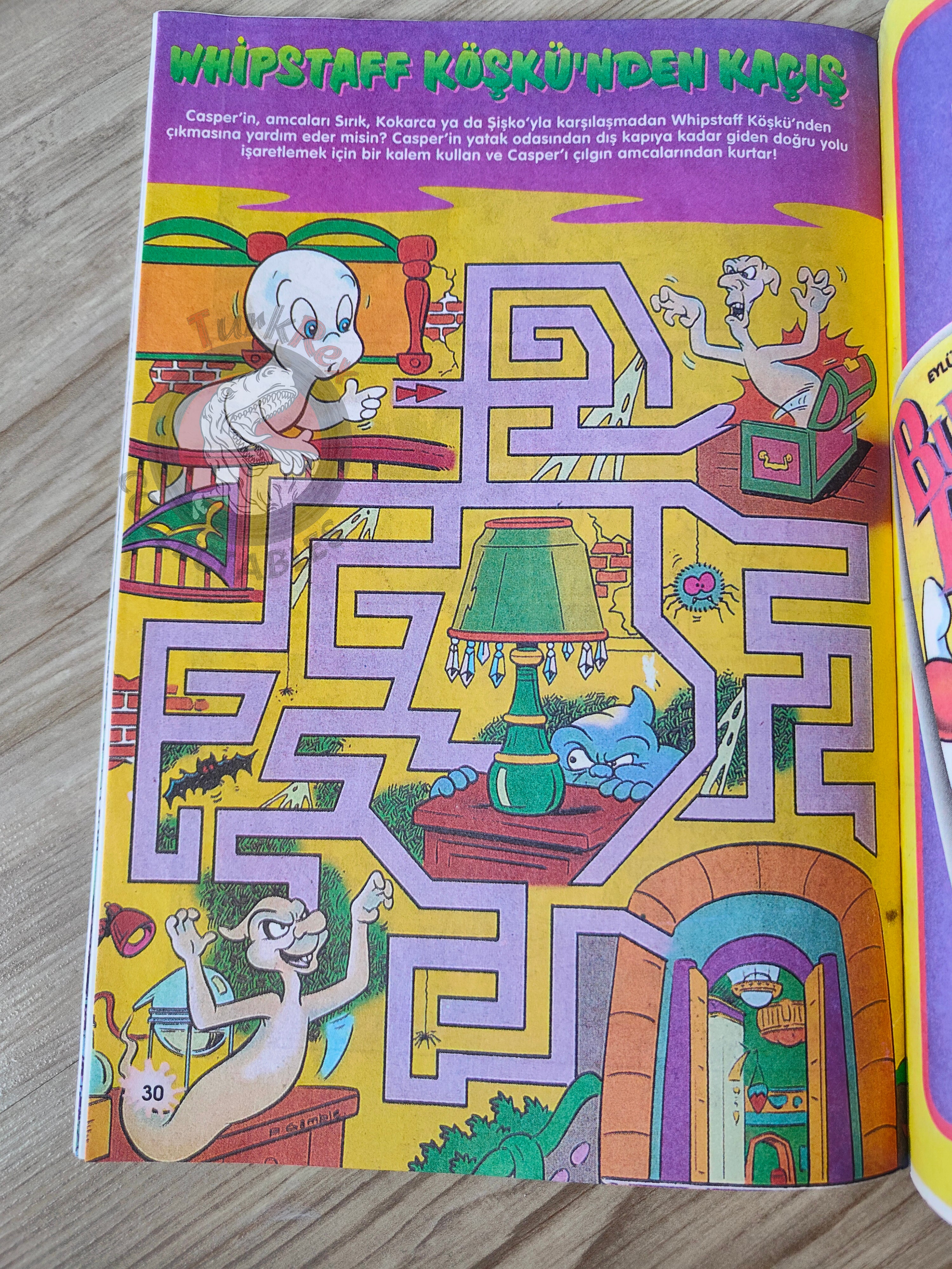 Casper the Friendly Ghost – Issue #2 1996 Turkish Comic Turkey