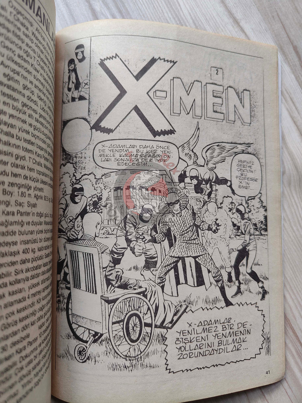 Ms. Marvel #7 1988 Turkish Comic Turkey #10 The Avengers #41 X-Men