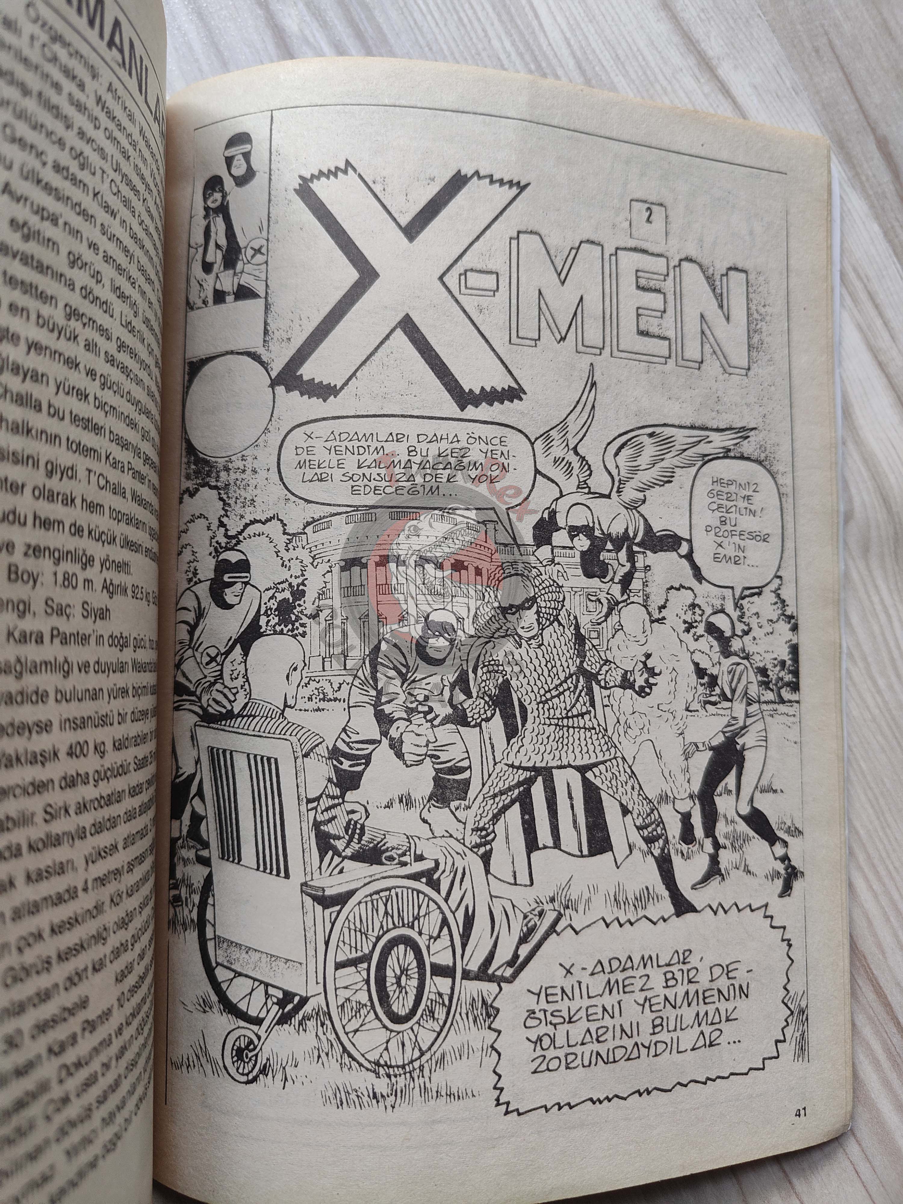 Ms. Marvel #7 1988 Turkish Comic Turkey #10 The Avengers #41 X-Men