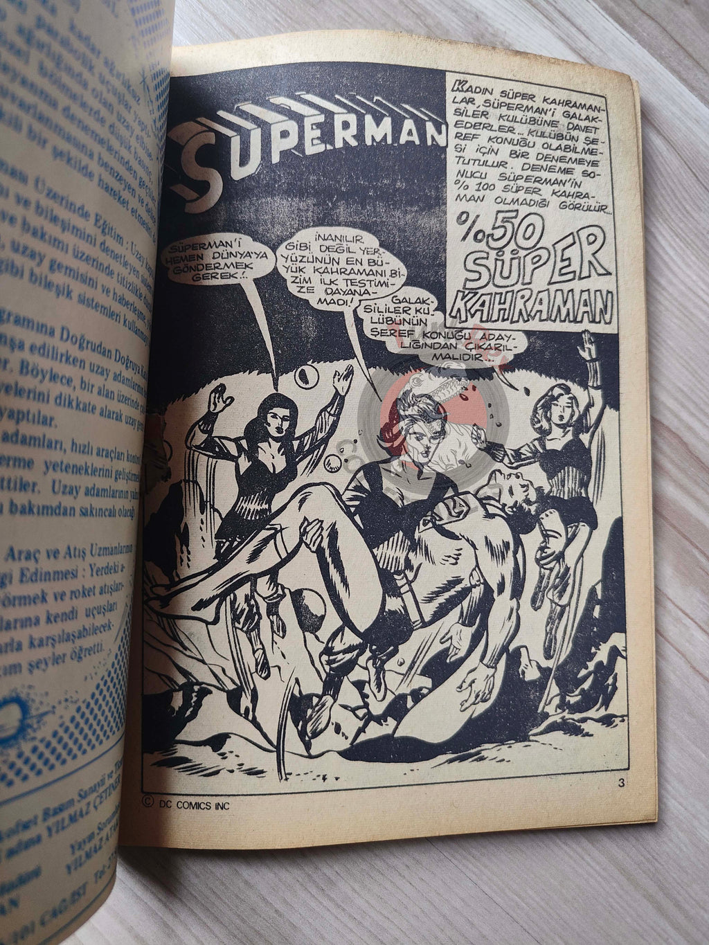 Superman Vol #8 1980s Turkish Comic Turkey #240 #223 #334 #335 Action Comics #401