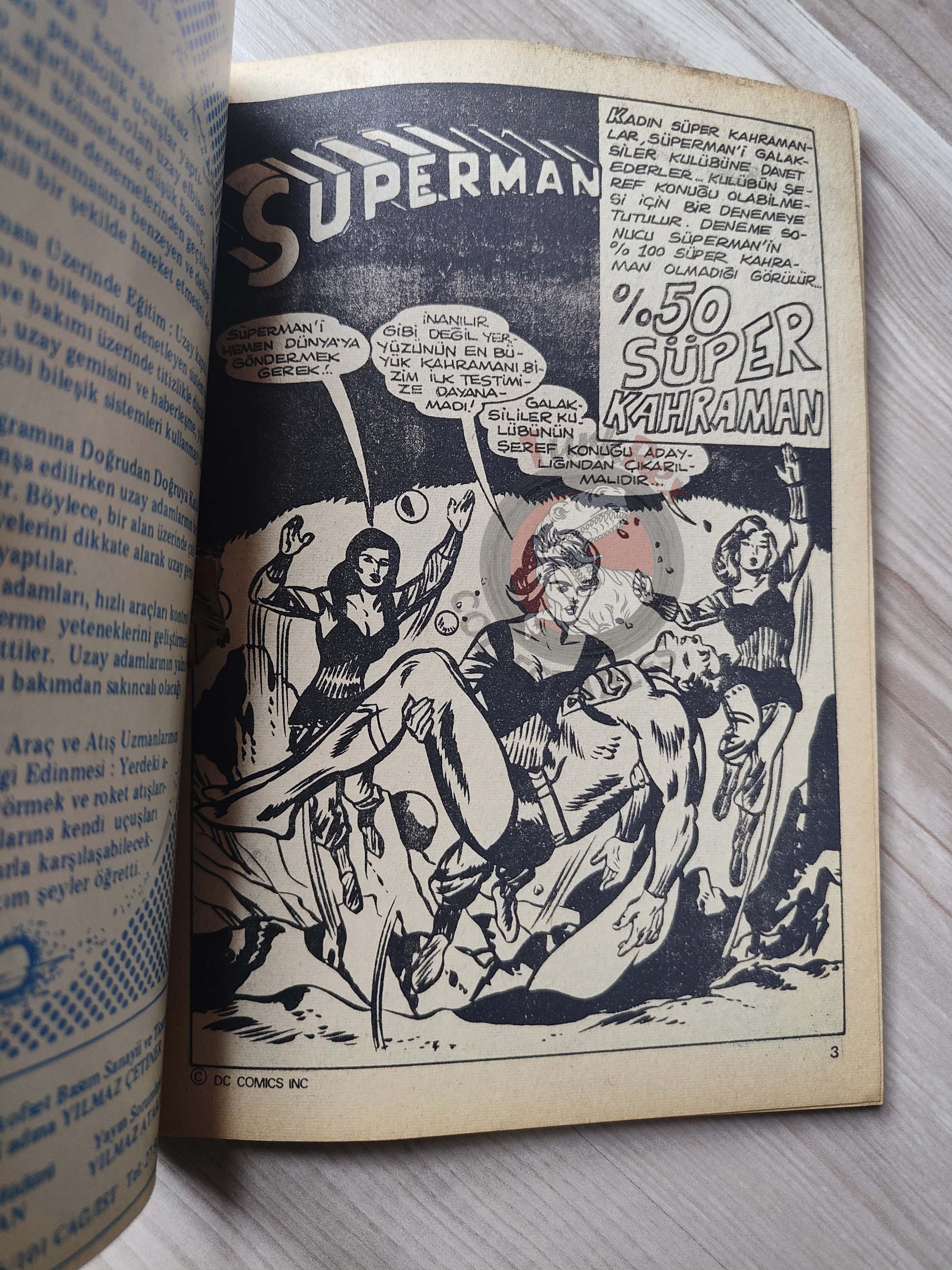 Superman Vol #8 1980s Turkish Comic Turkey #240 #223 #334 #335 Action Comics #401