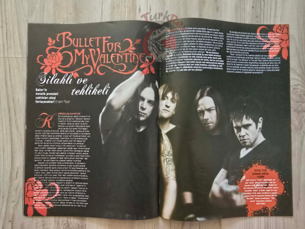 Headbang 2010 Manowar Turkish Mag Turkey  Burzum Draconian Sepultura The Runaways