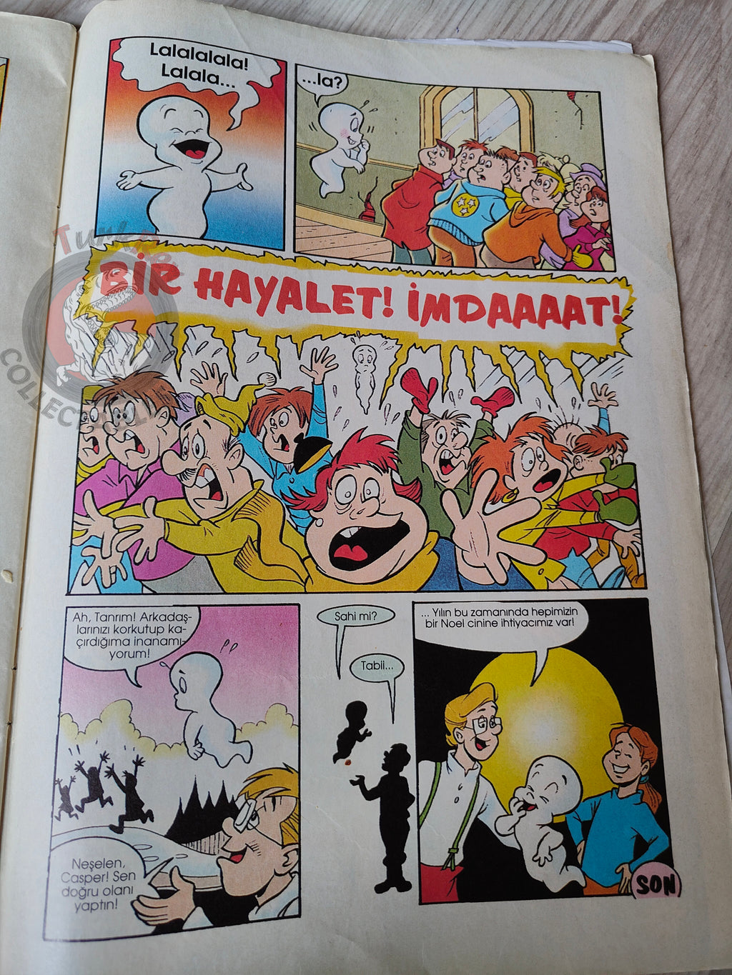 Casper the Friendly Ghost Magazine – Issue #4 1995 Turkish Comic Turkey