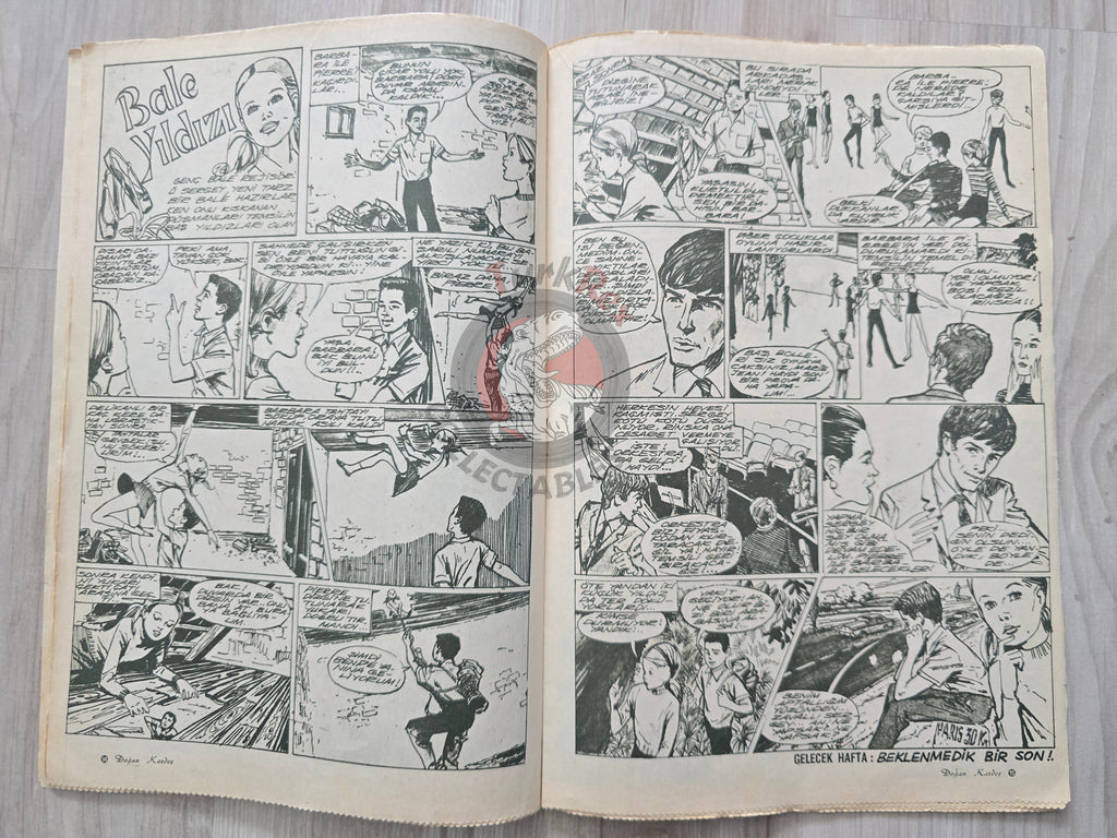 Doğan Kardeş 1971 Magazine #32 Turkish Comic Turkey Sinbad the Sailor Alice In Wonderland