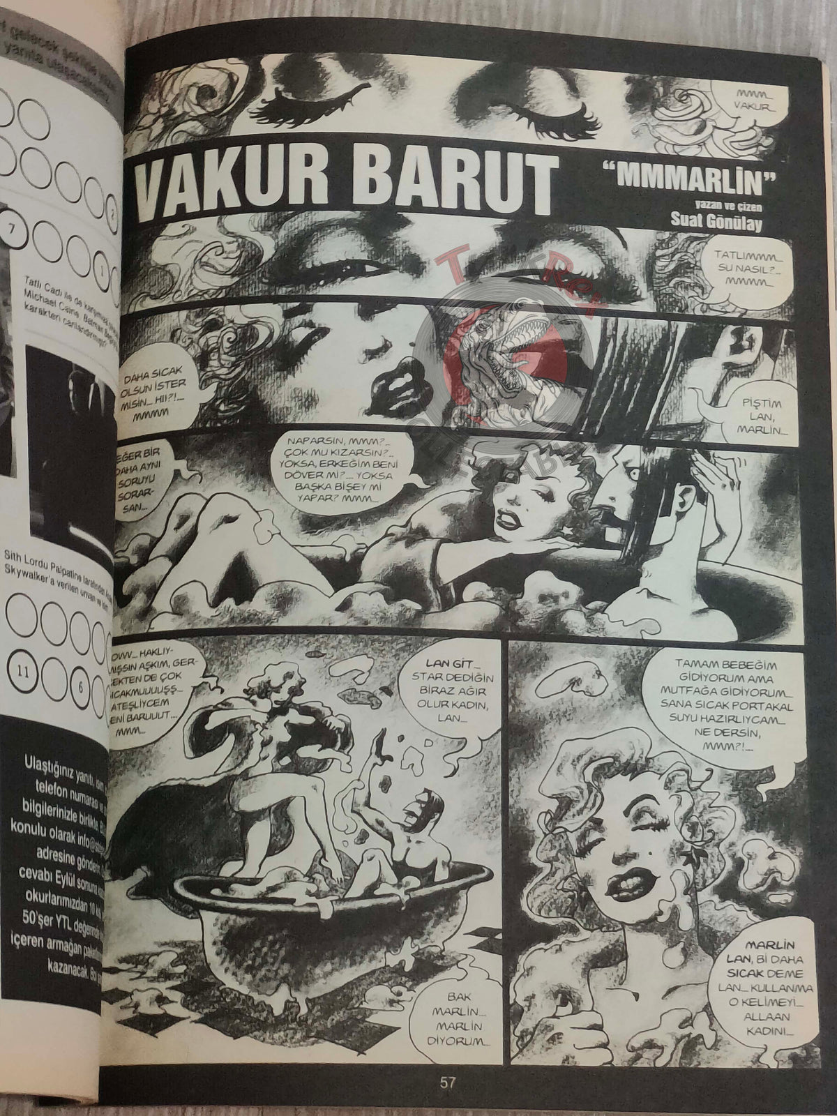 Rodeo Strip 2005 Dylan Dog Turkish Comic Mag Odie Bracy Carlo Ambrosini David Cronenberg