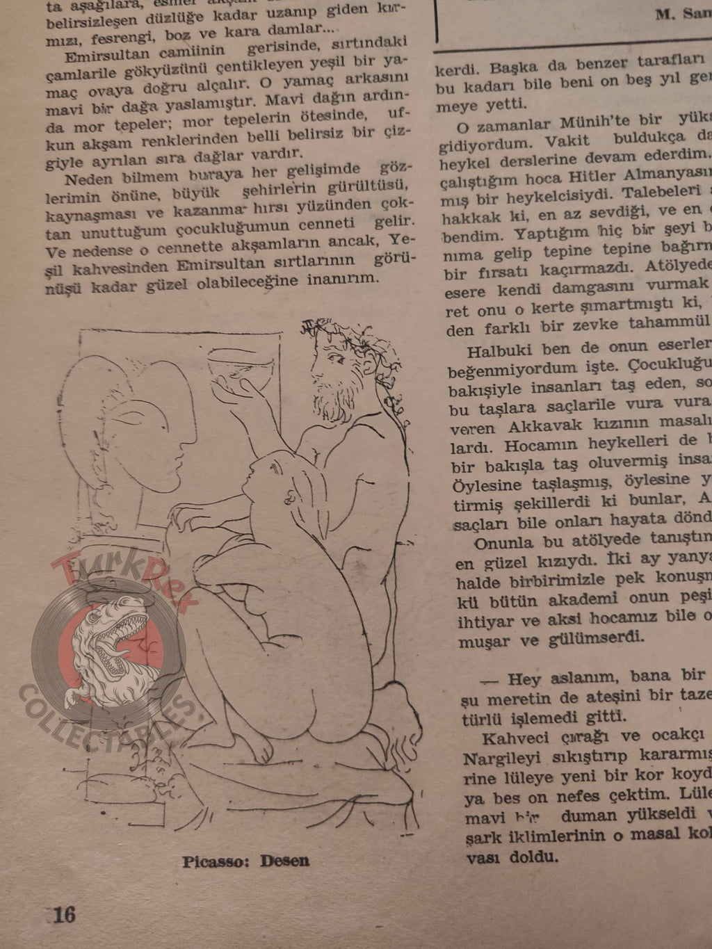 Varlık 1957 Pablo Picasso Turkish Literary Mag Turkey Fernand Léger Auguste Rodin