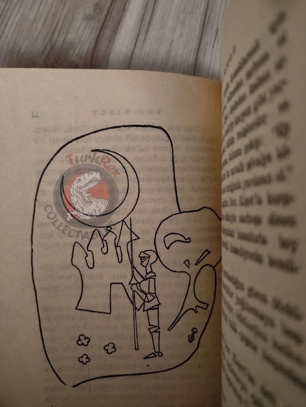 Miguel de Cervantes – Don Quixote 1969 Turkish Book Turkey Illustrated