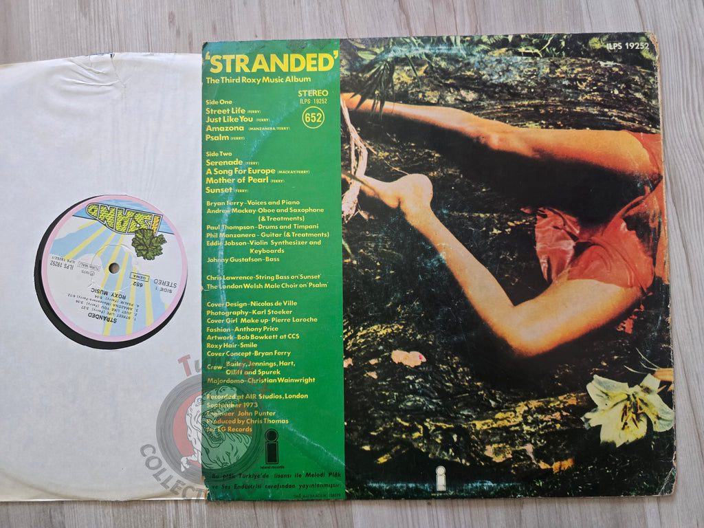Roxy Music – Stranded Turkish Pressing Vinyl Turkey Edition