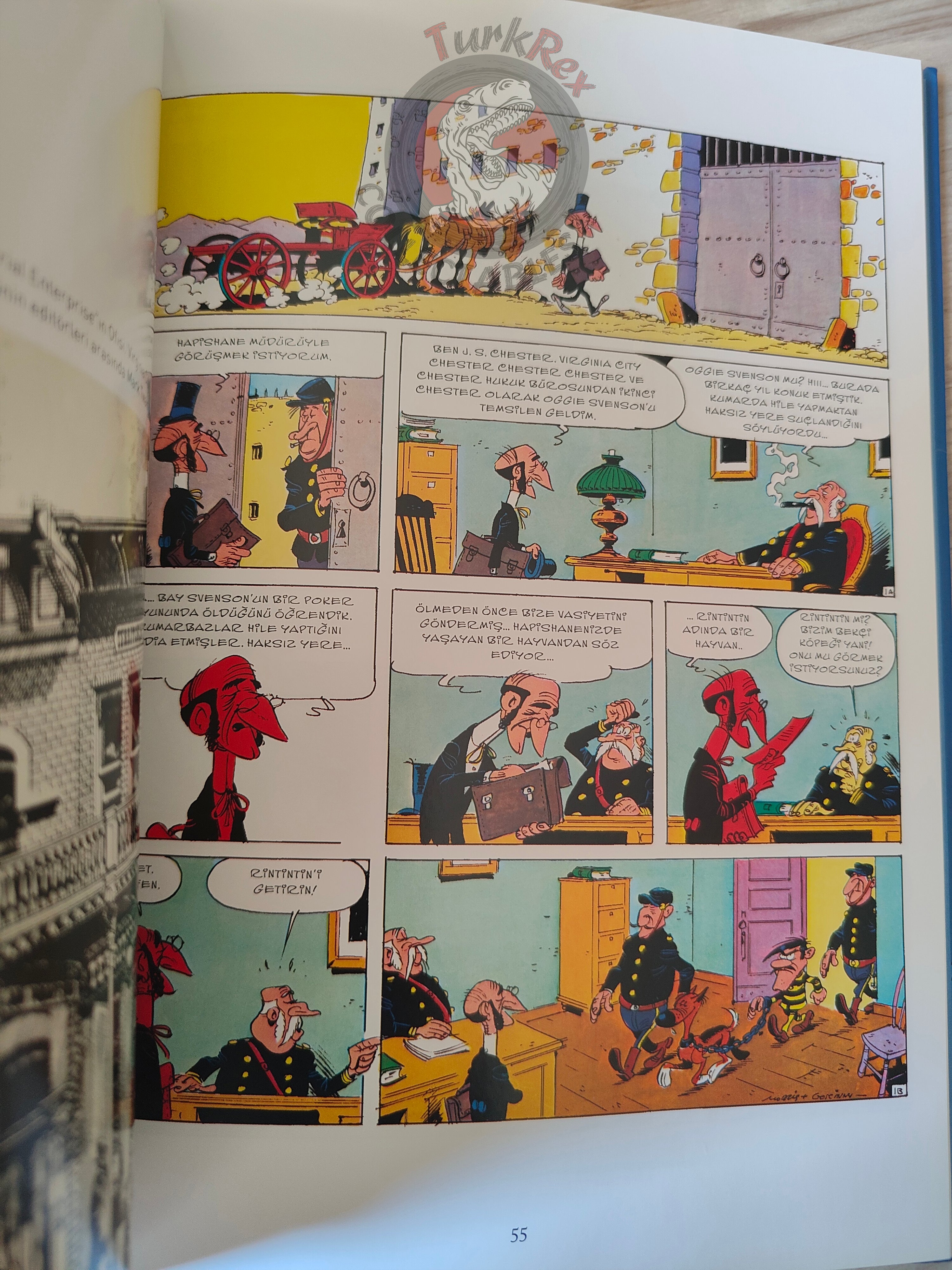 Lucky Luke – L'integrale #14 Turkish Comic Turkey Le Cavalier Blanc