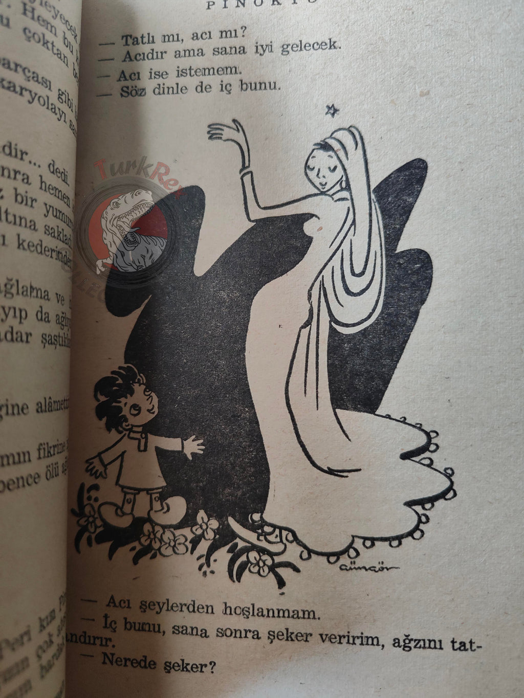 Carlo Collodi – Pinocchio 1956 Turkish Book Turkey Illustrated