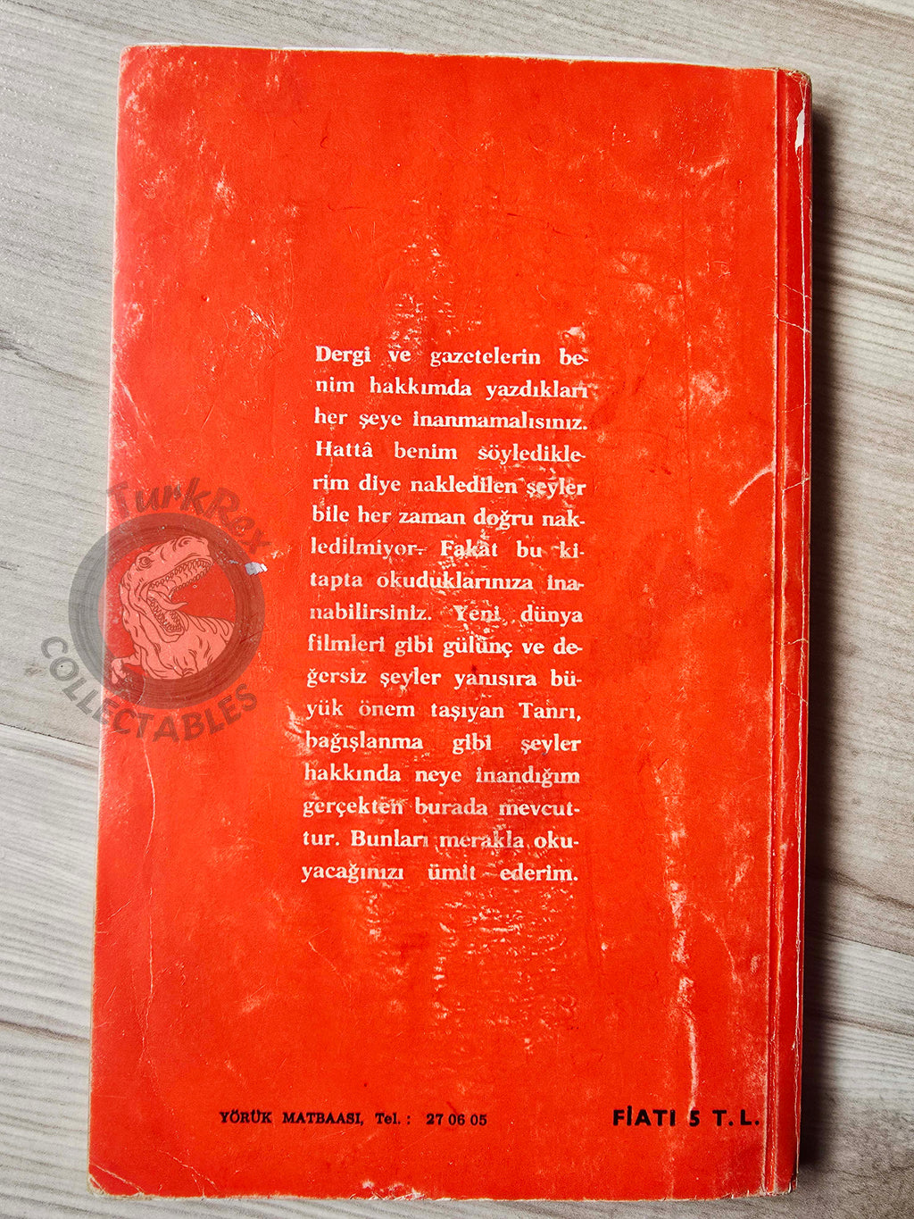 Cliff Richard – The Way I See It 1970 1st Turkish  Book Turkey The Shadows