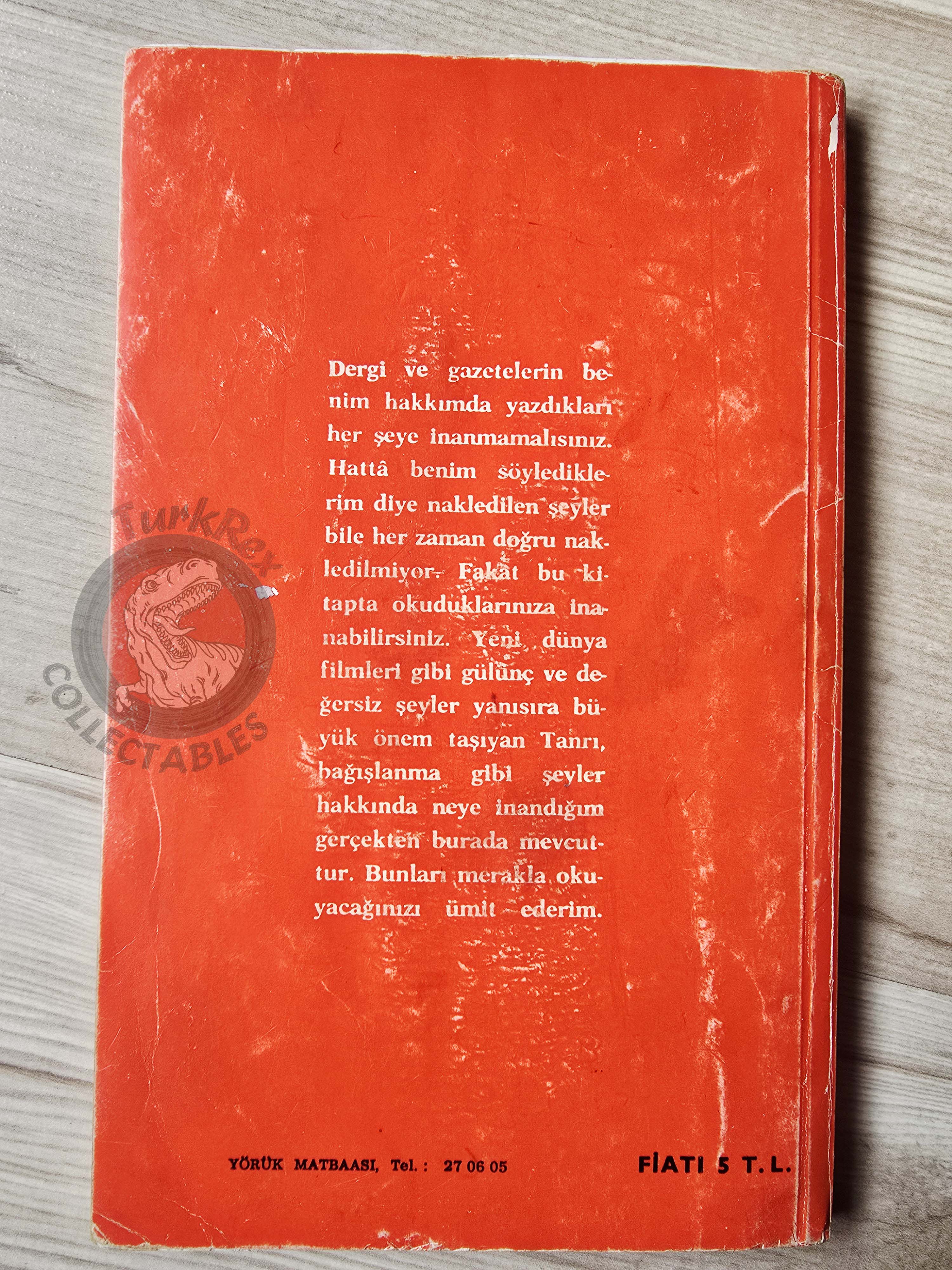Cliff Richard – The Way I See It 1970 1st Turkish  Book Turkey The Shadows