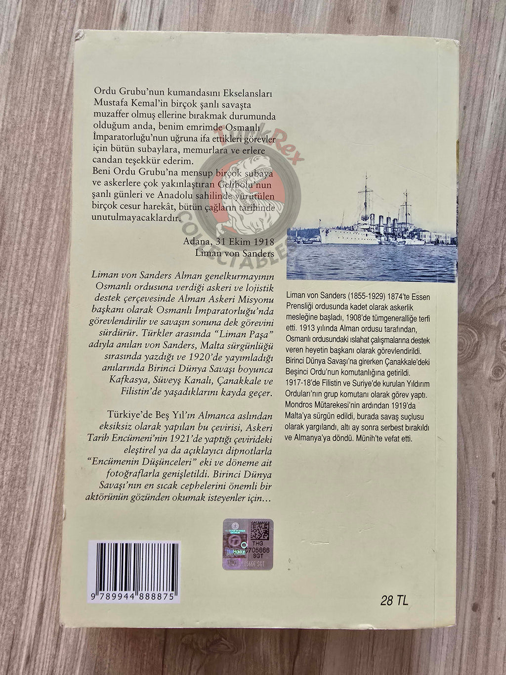 Liman von Sanders – Five Years in Turkey 2020 Turkish Book Turkey