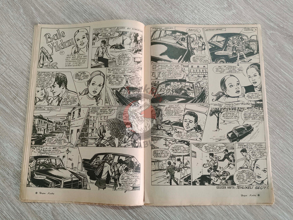 Doğan Kardeş 1971 Magazine #31 Turkish Comic Turkey Johnny Galaxy, Alice In Wonderland