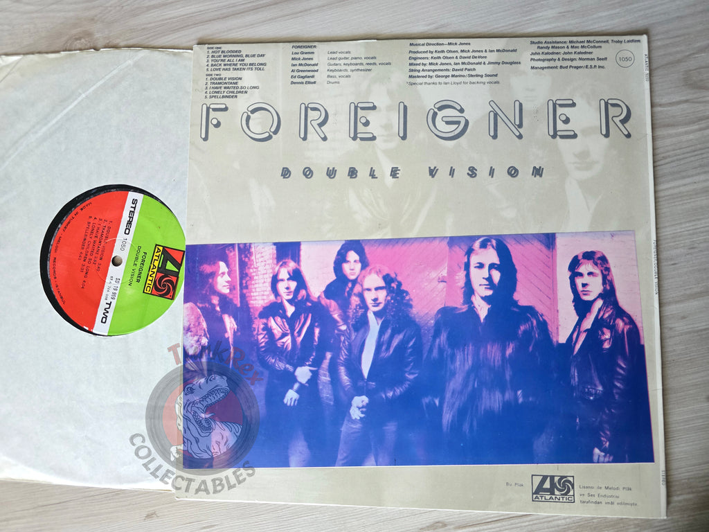 Foreigner – Double Vision Turkish Pressing Vinyl Turkey Edition
