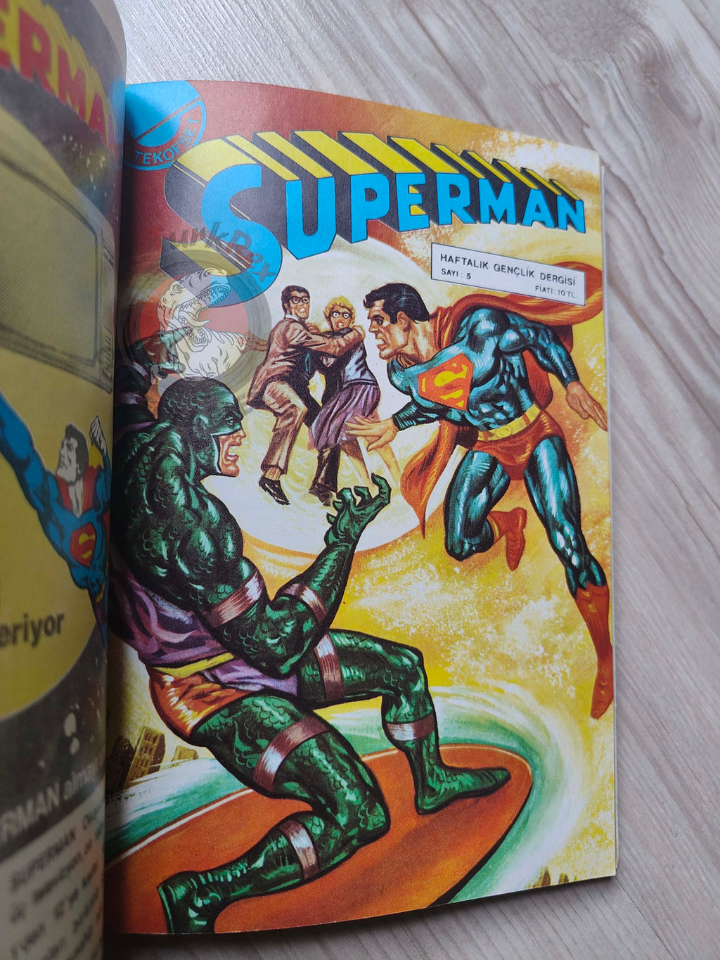 Superman Vol #2 1980s Turkish Comic Turkey #331 #326 #327 #328 Superboy #244 #232