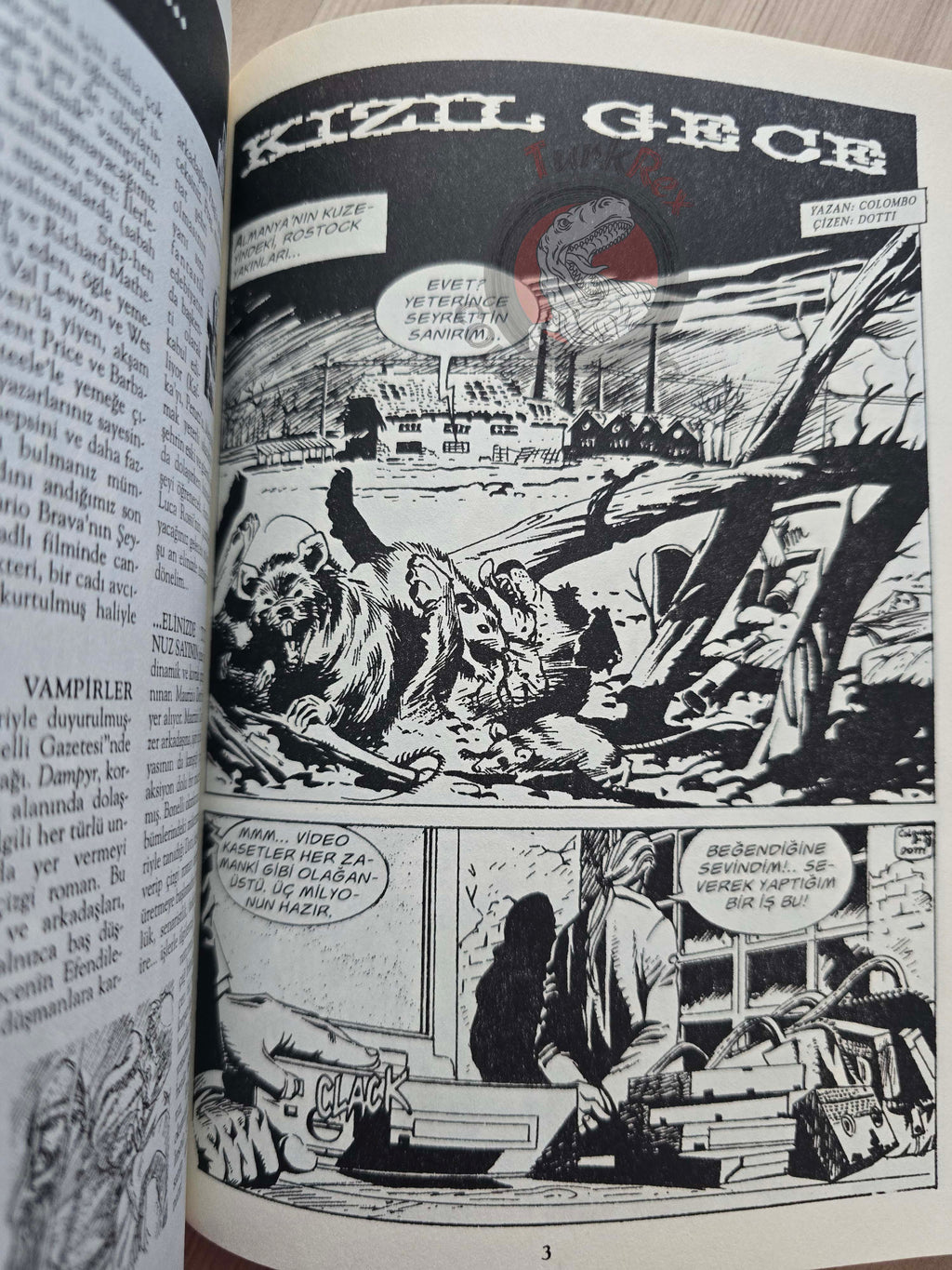 Dampyr Vol #1 Il Figlio del Diavolo Turkish Comic Turkey Mauro Boselli