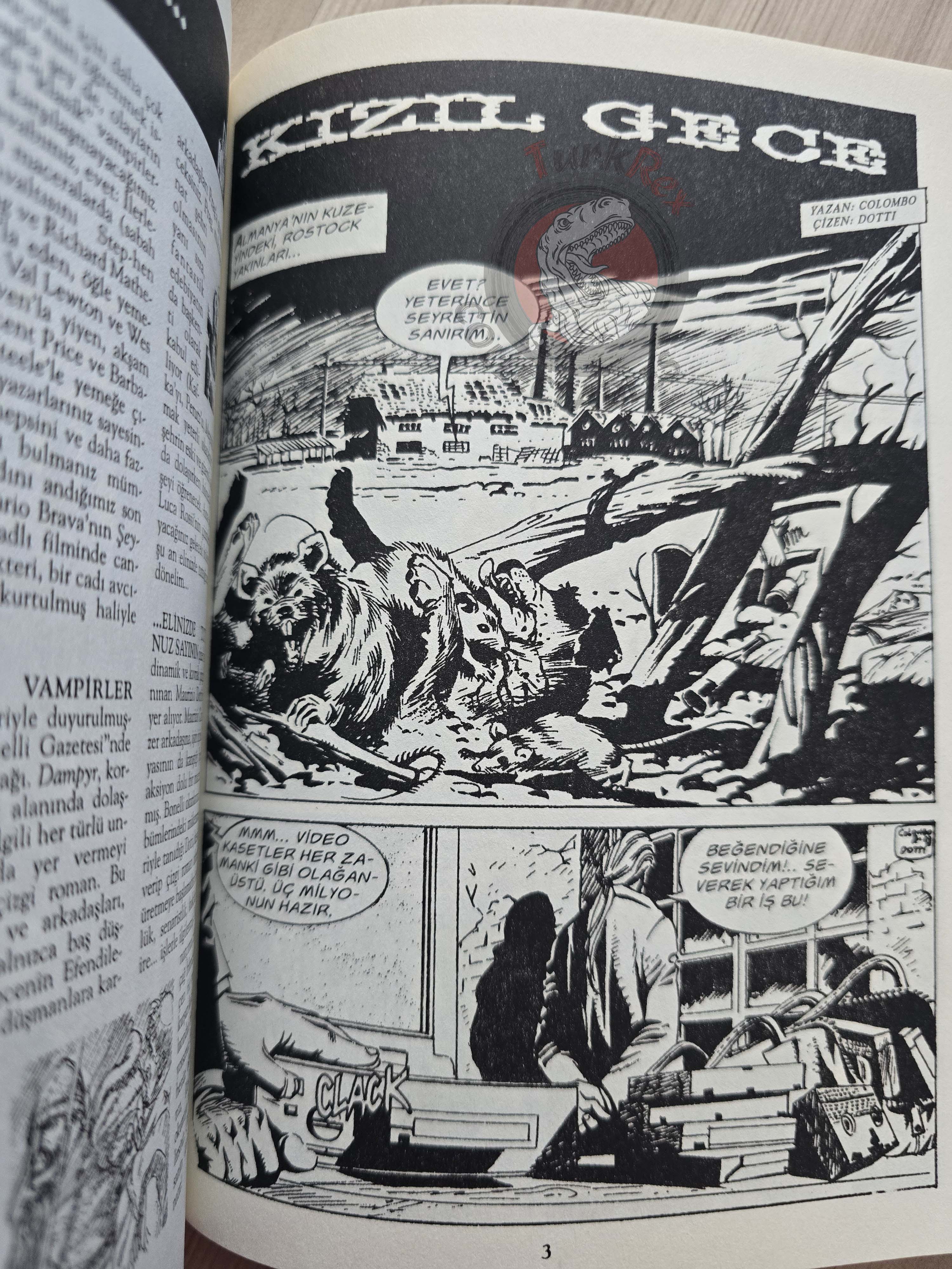 Dampyr Vol #1 Il Figlio del Diavolo Turkish Comic Turkey Mauro Boselli