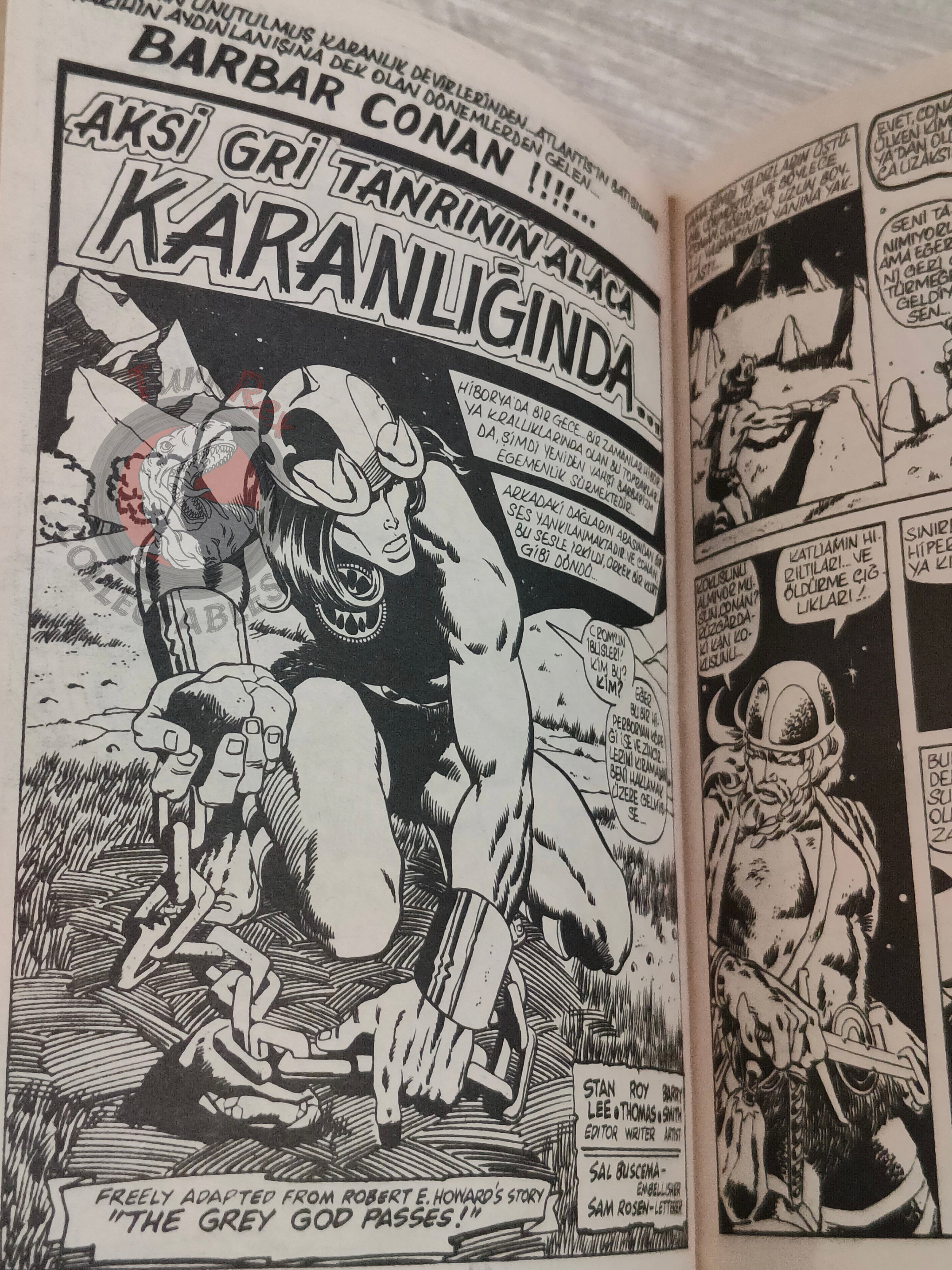 Conan The Barbarian #1 1994 #1-9  Turkish Comic Turkey