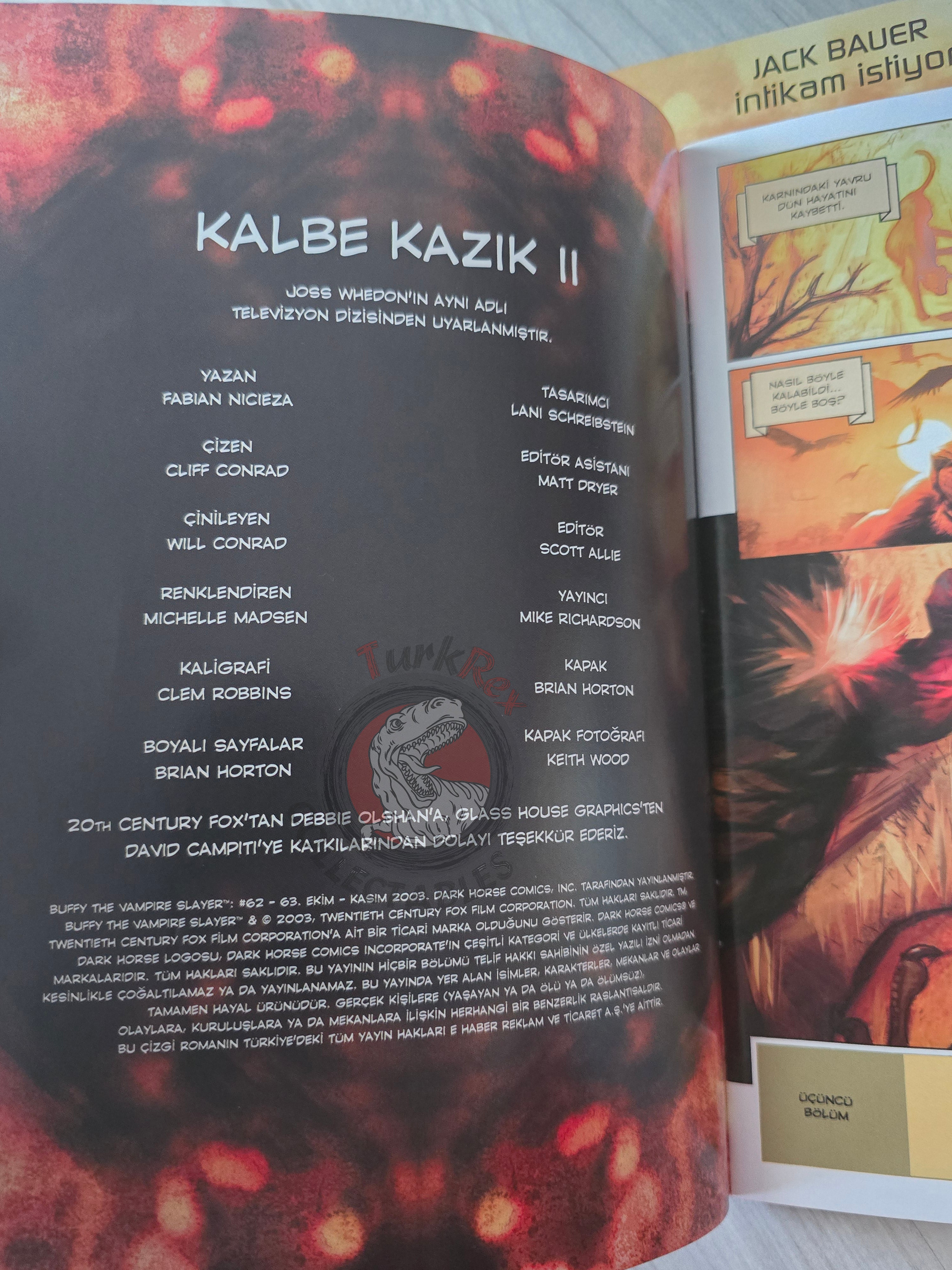 Buffy the Vampire Slayer  – A Stake To The Heart Turkish Comic Turkey #60 #61 #62 #63