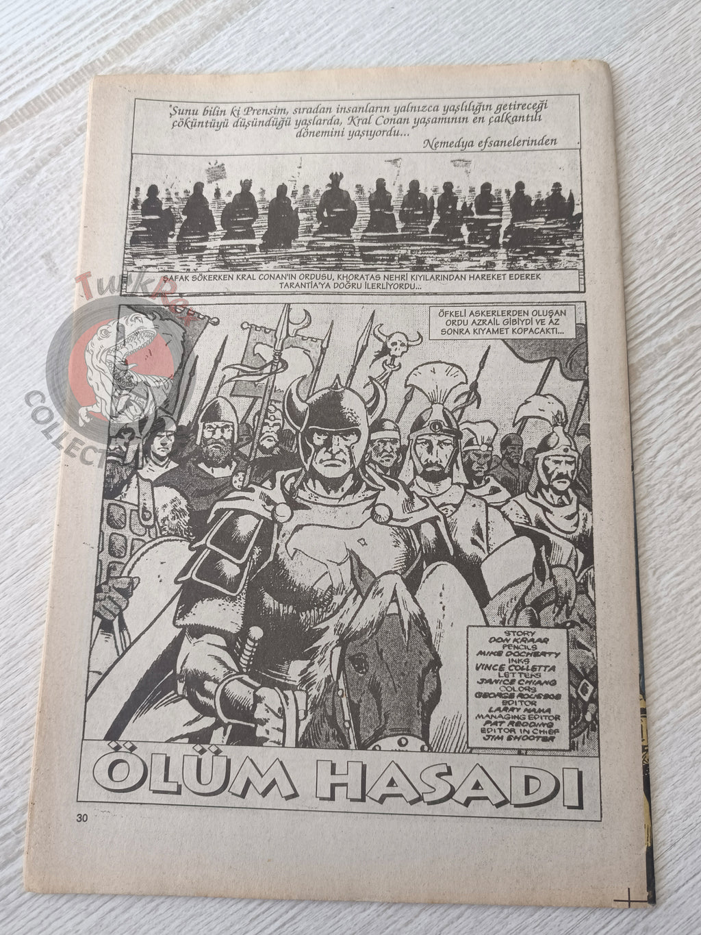 Conan The King #1 2001 Turkish Comic Turkey #33 #34