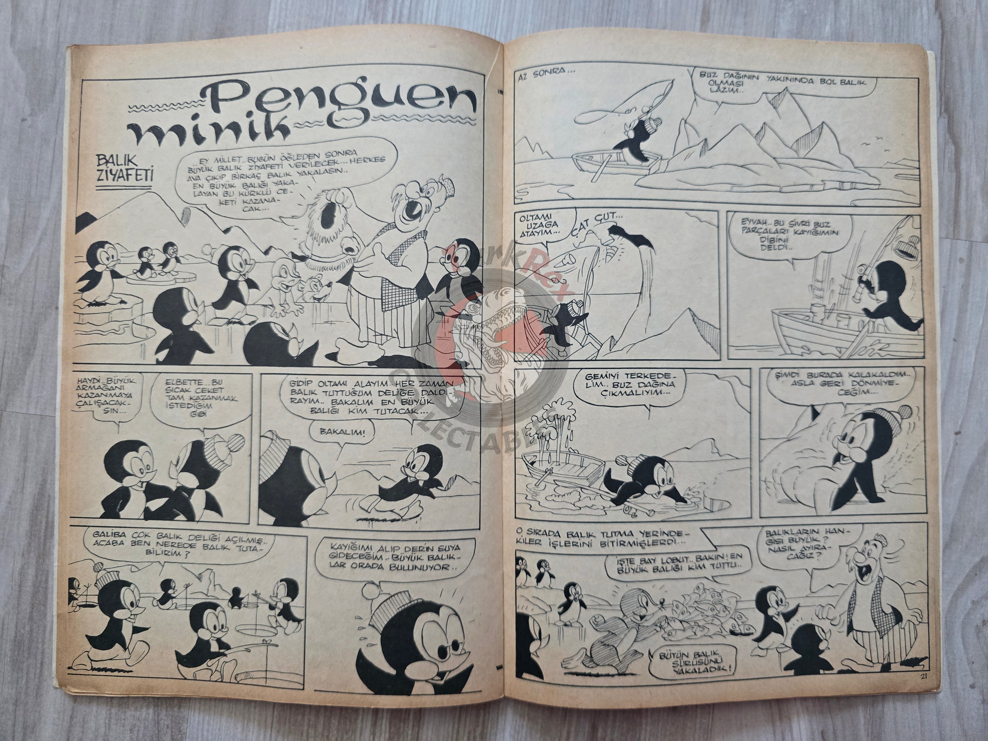 Çocuk Yuvası Magazine 1964 Little Audrey Chilly Willy Turkish Comic Turkey