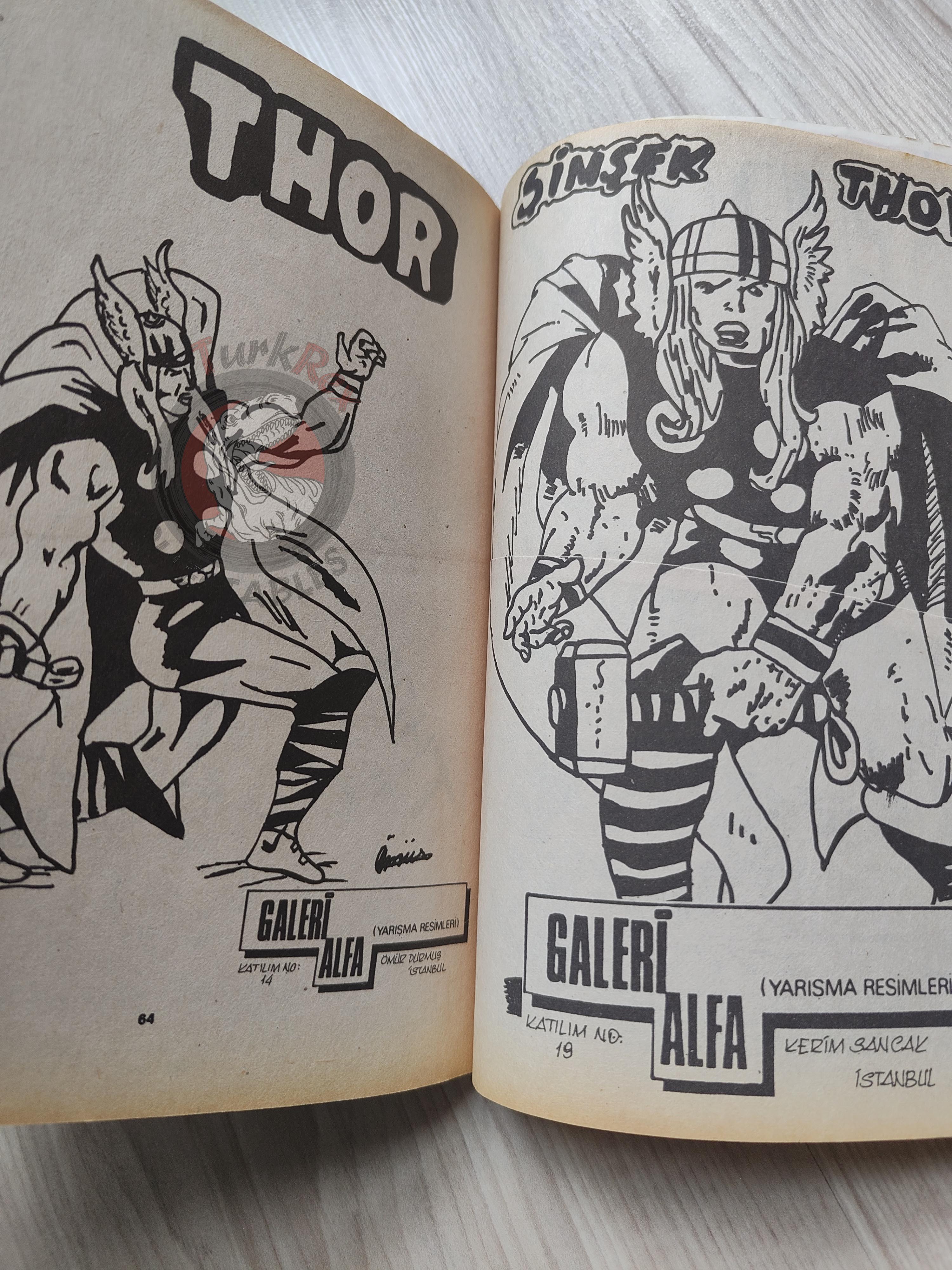 Thor #17 1988 Turkish Comic Turkey The Mighty Thor #236–238