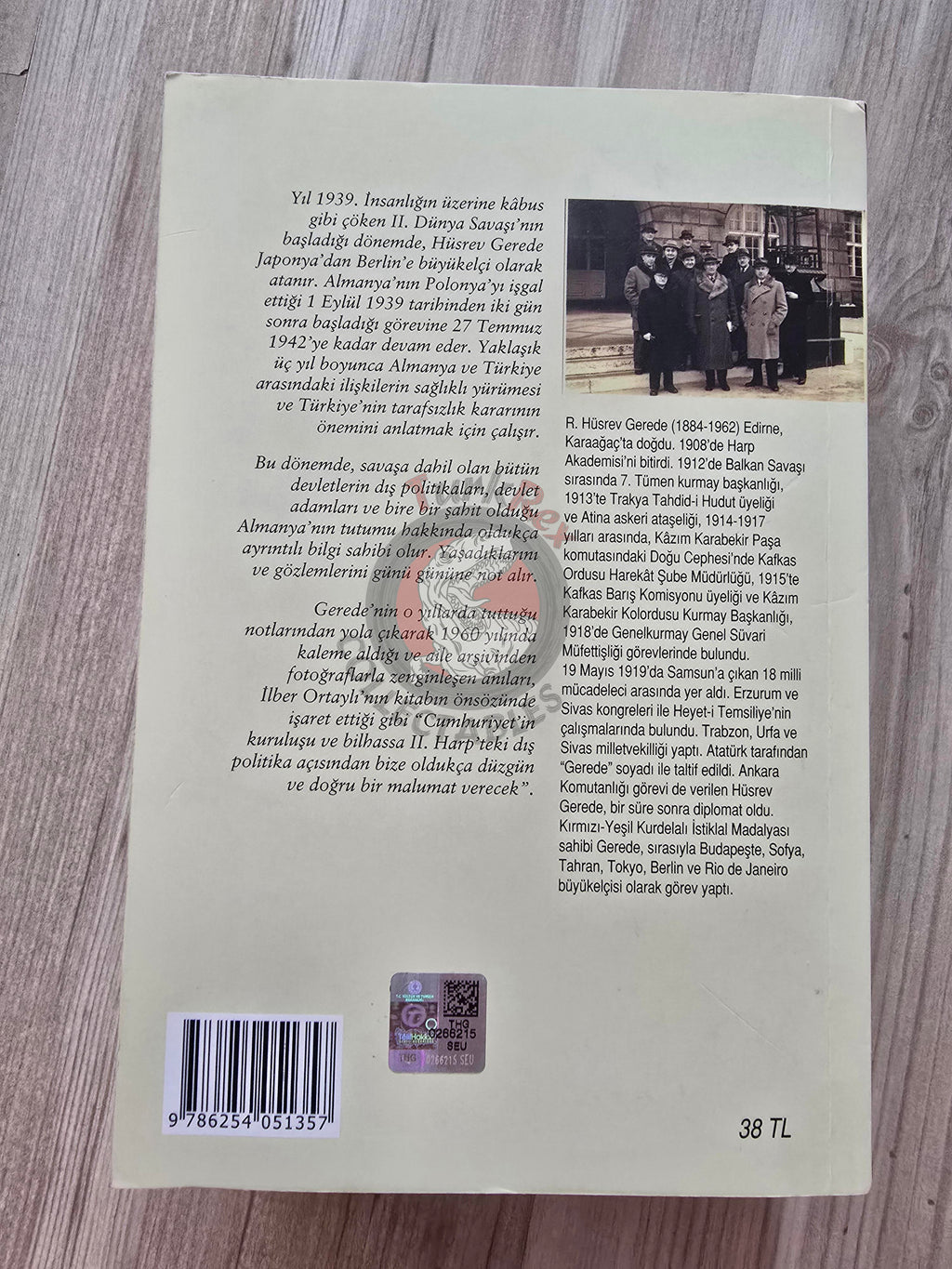 Hüsrev Gerede – Memoirs of the Embassy in Berlin During Hitler's Germany 2020 Turkish Book Turkey