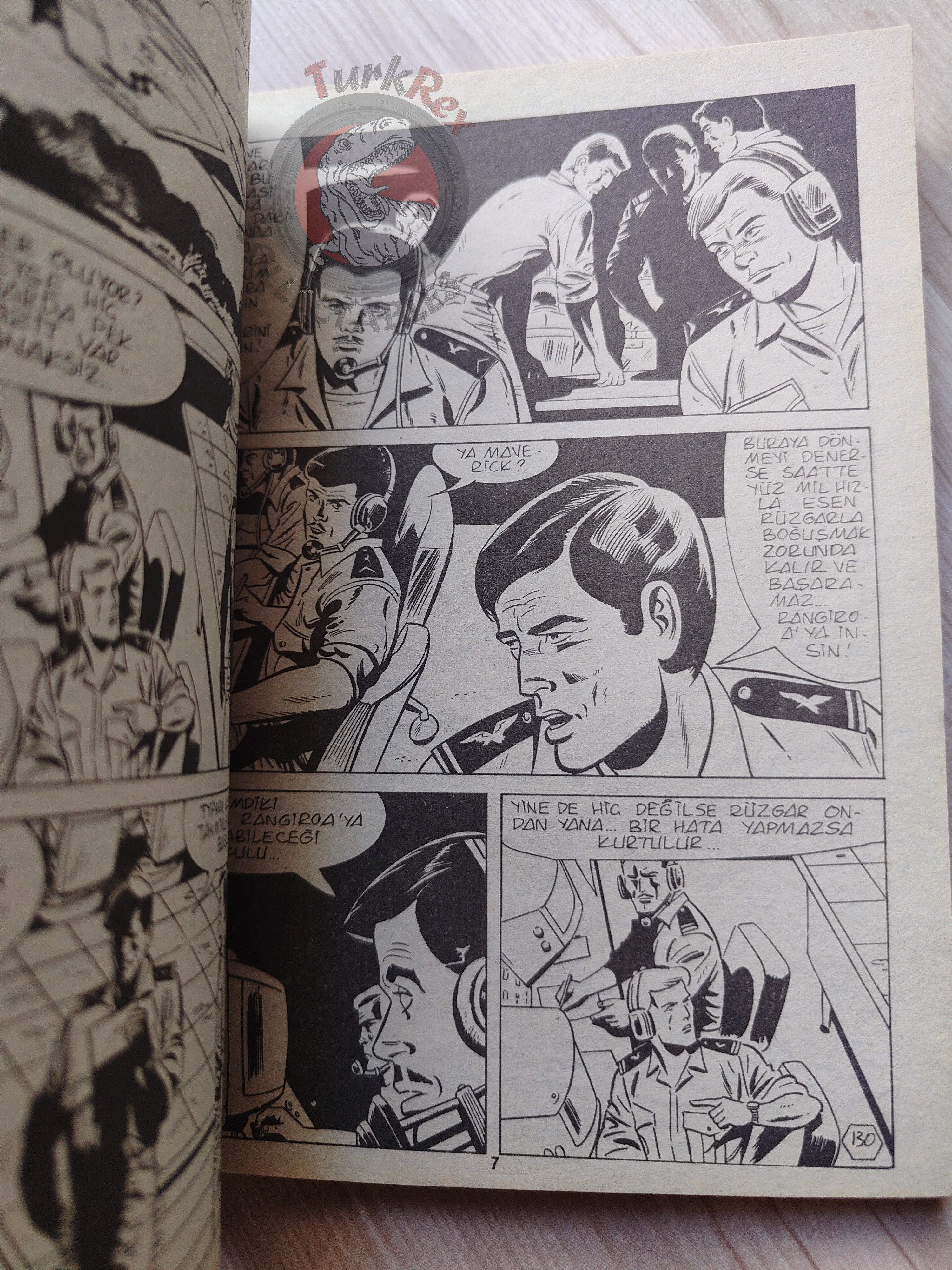 Top Gun Collected Edition 1987 Tom Cruise Cover Turkish Comic Turkey #1 #2 #3 #4