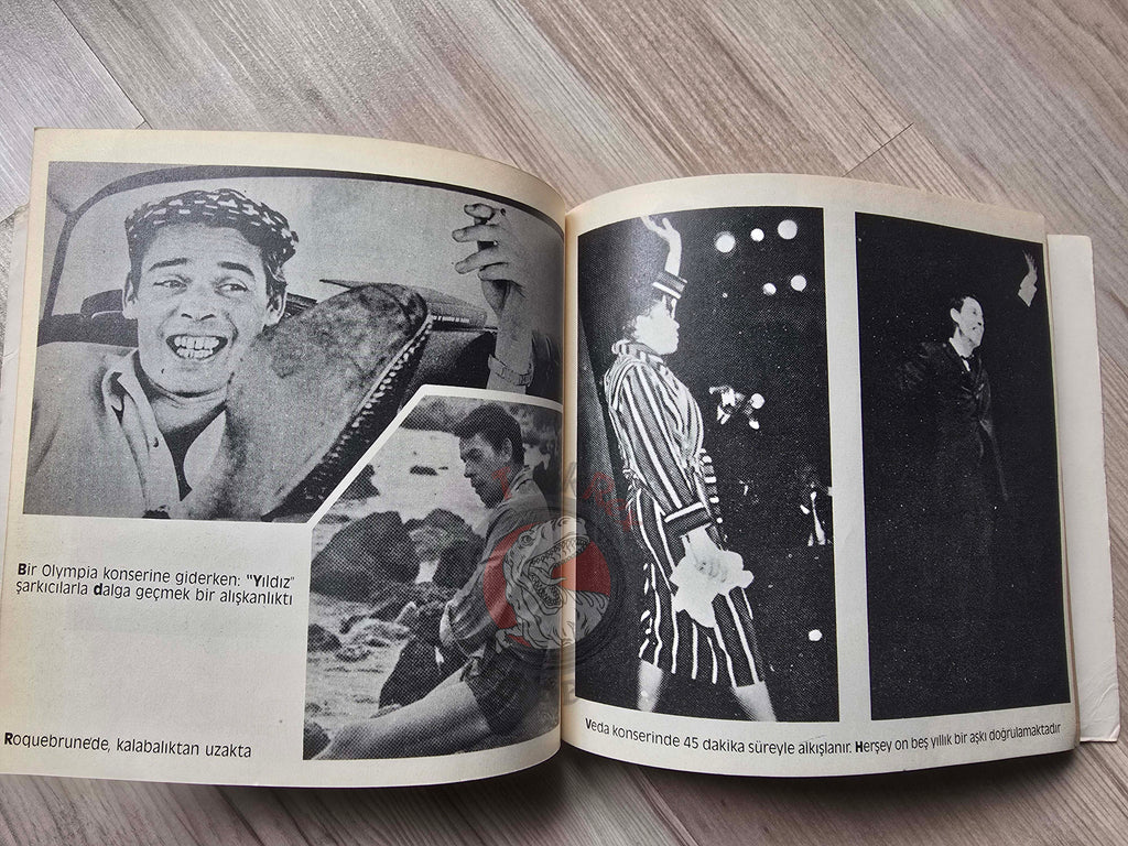 Jacques Brel: A Lonely Man Biography Book 1986 1st by Turkish Writer Book Turkey
