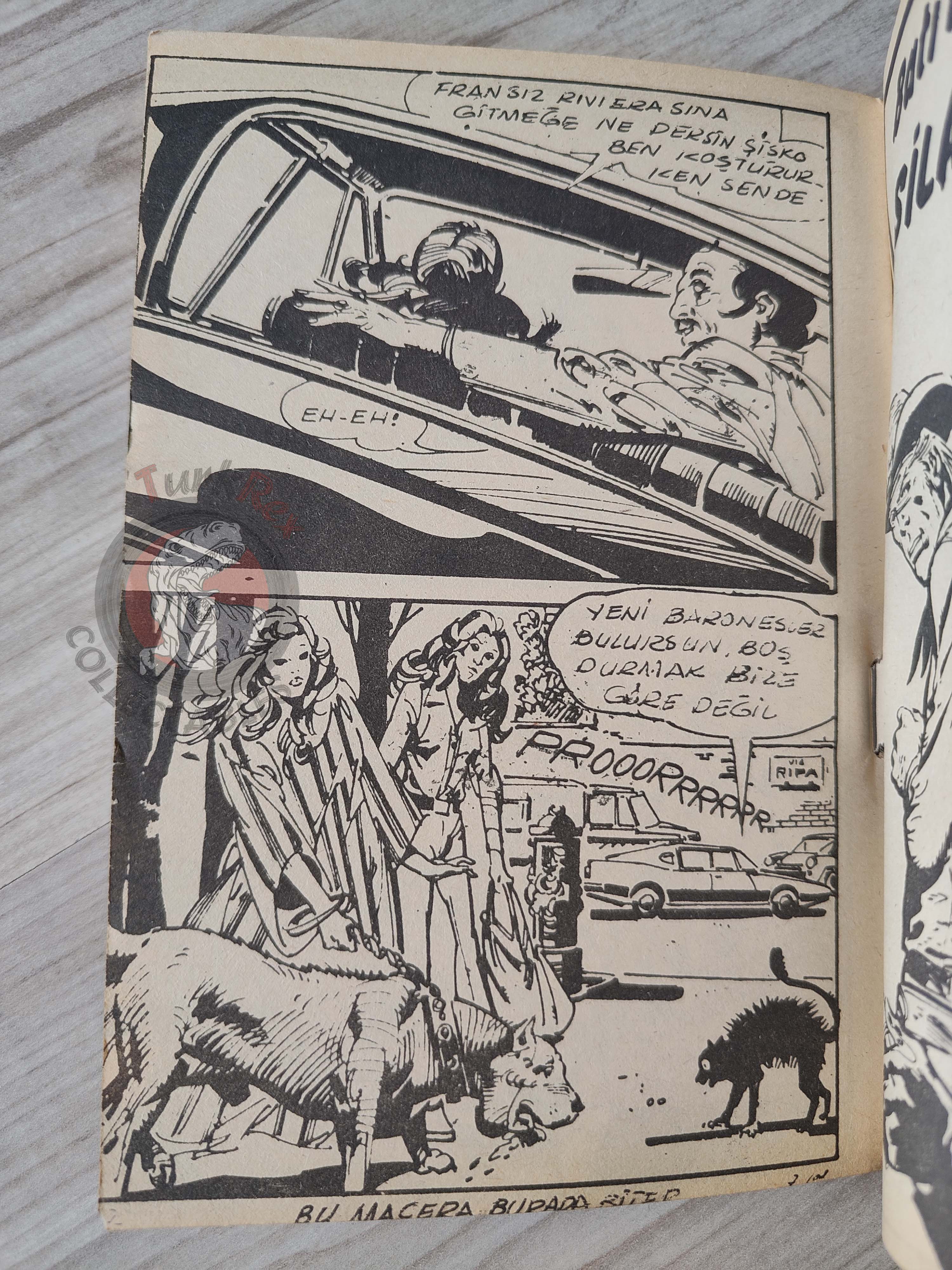 Female Bond #3 Baghera 7 Ça pédale dans l'beurre 1970s Turkish Comic Turkey Adult