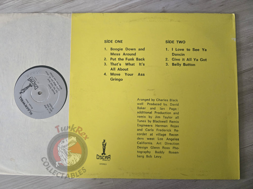 Blackwell – Boogie Down Turkish Pressing Vinyl Turkey Edition