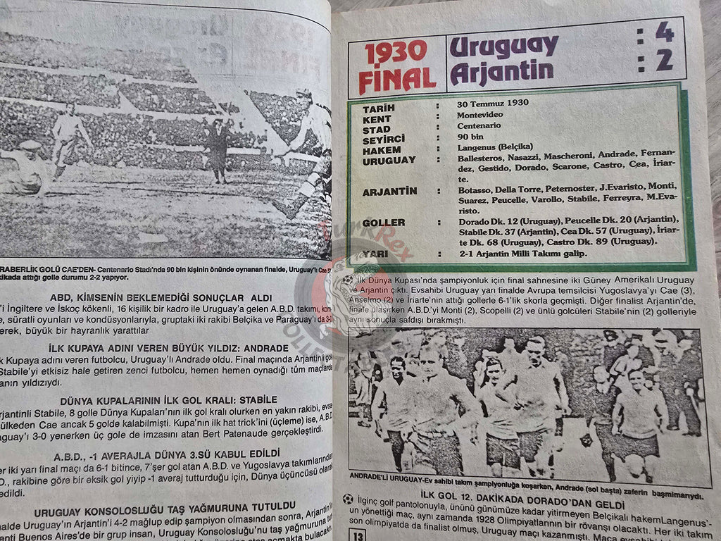 World Cup History Football 1990 Turkish Book Turkey Maradona Jupp Derwall