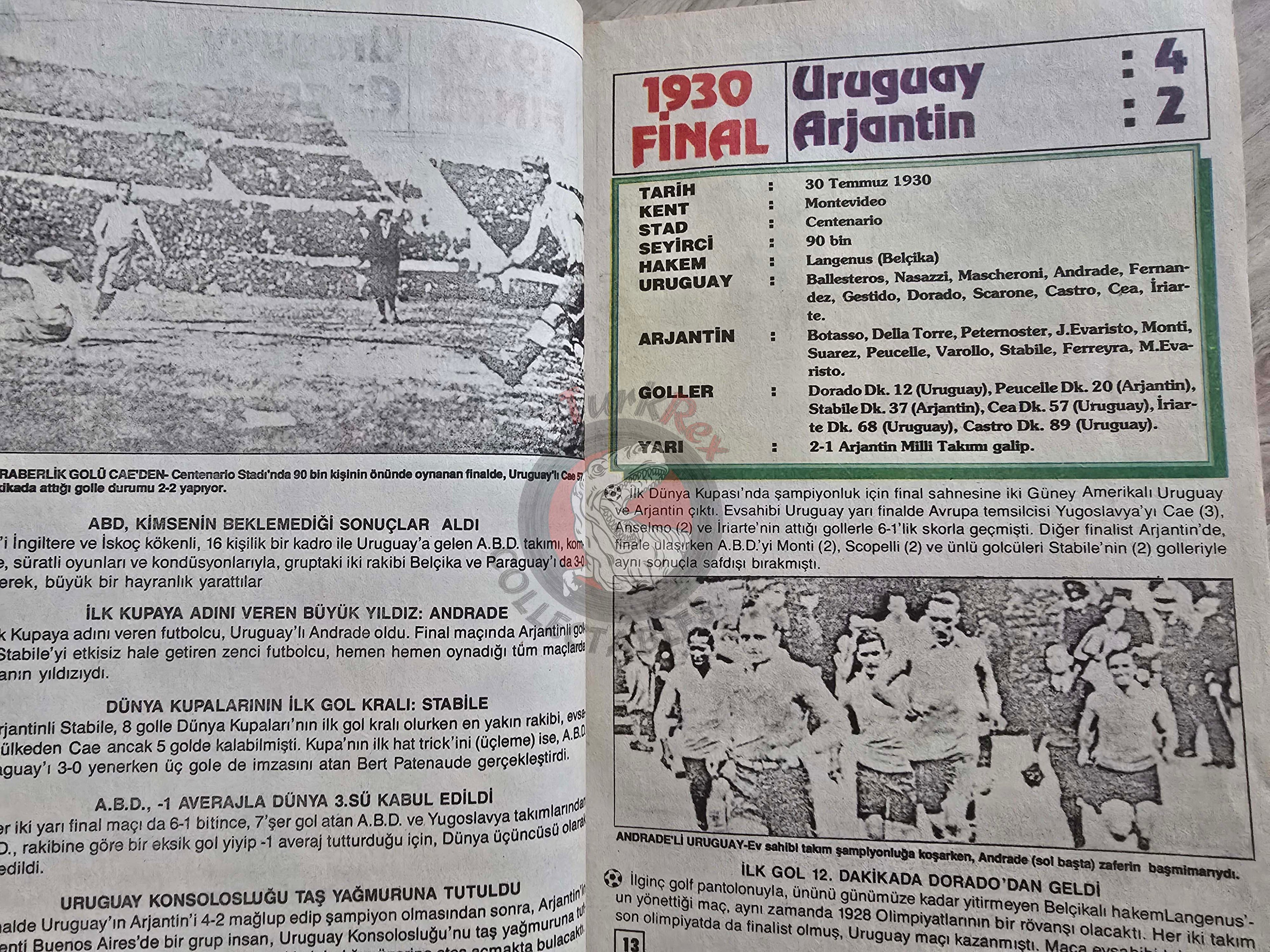 World Cup History Football 1990 Turkish Book Turkey Maradona Jupp Derwall