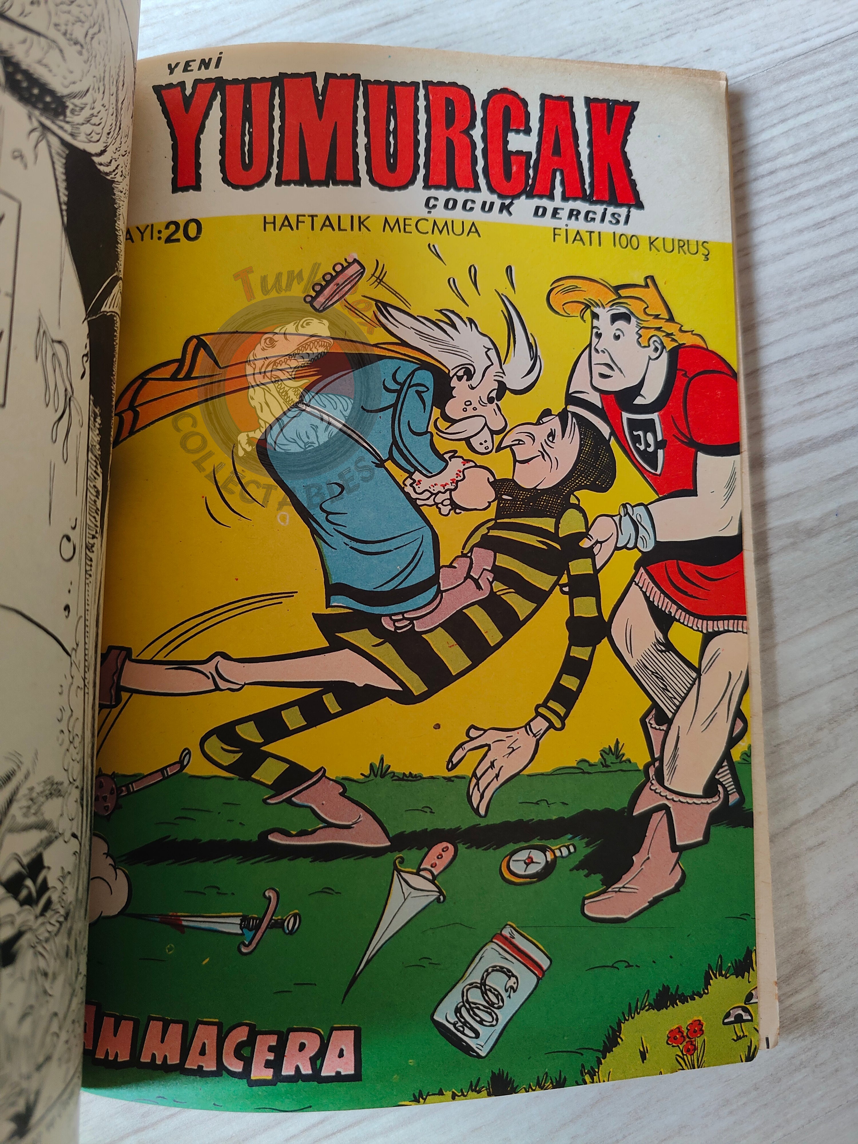 Belloy - Le Baron Maudit 1970 Turkish Comic Turkey Uderzo Yumurcak Mag #7