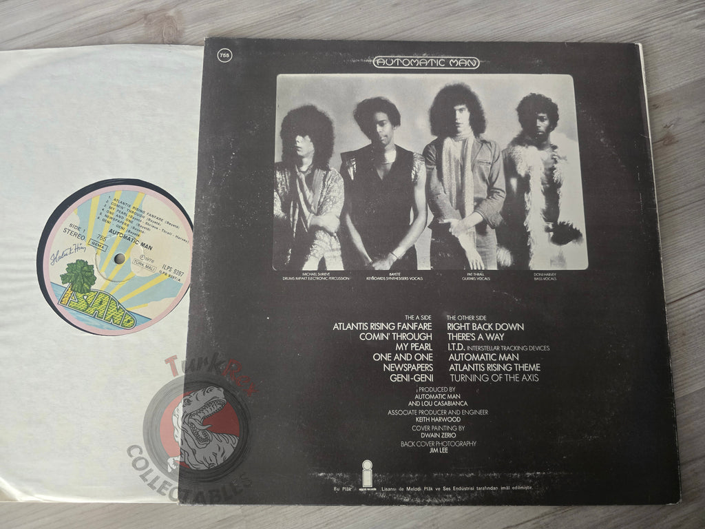 Automatic Man – Automatic Man Turkish Pressing Vinyl Turkey Edition