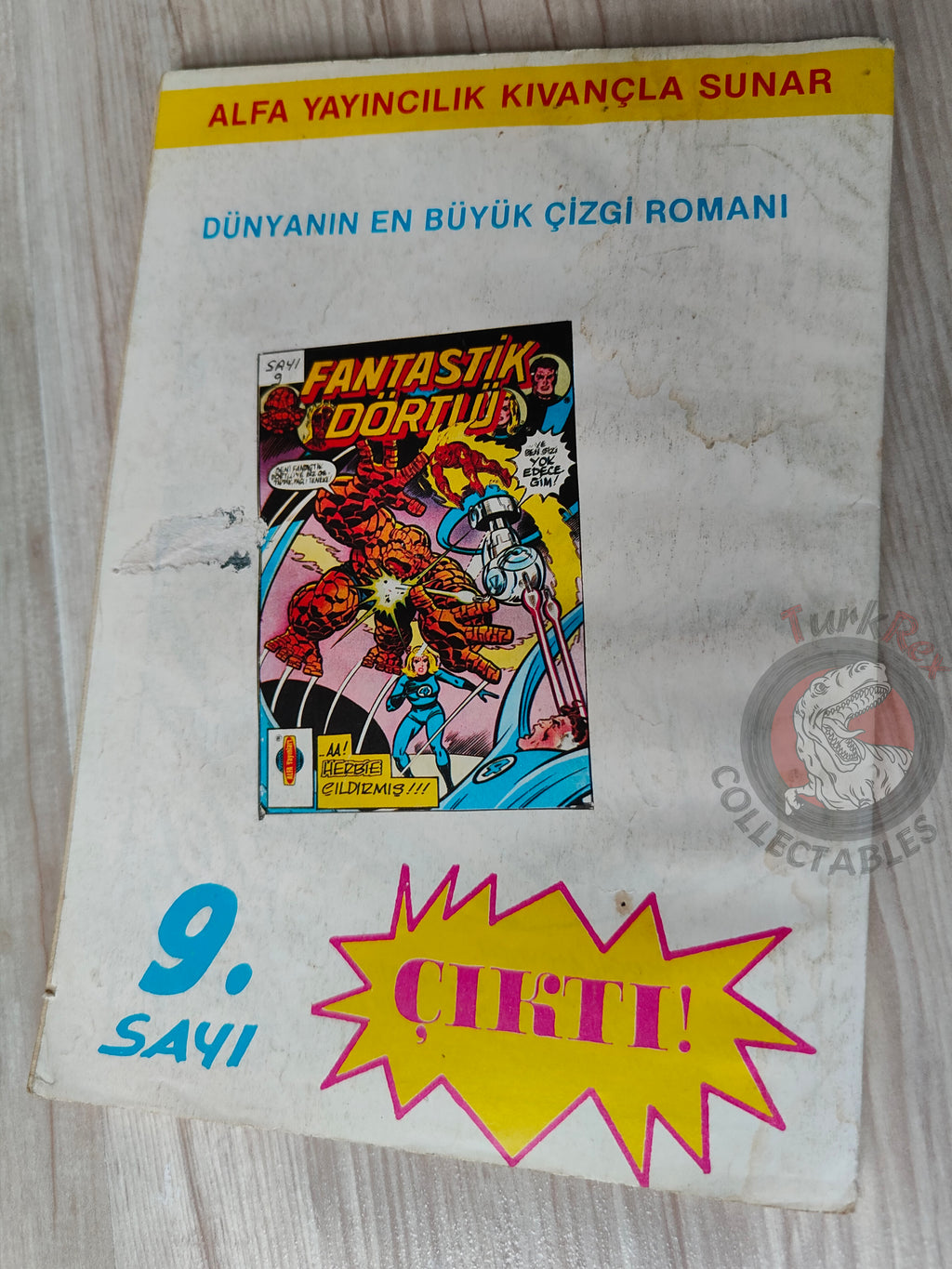 Captain America – Issue #9 1988 Turkish Comic Turkey #187 #188 #189 #190