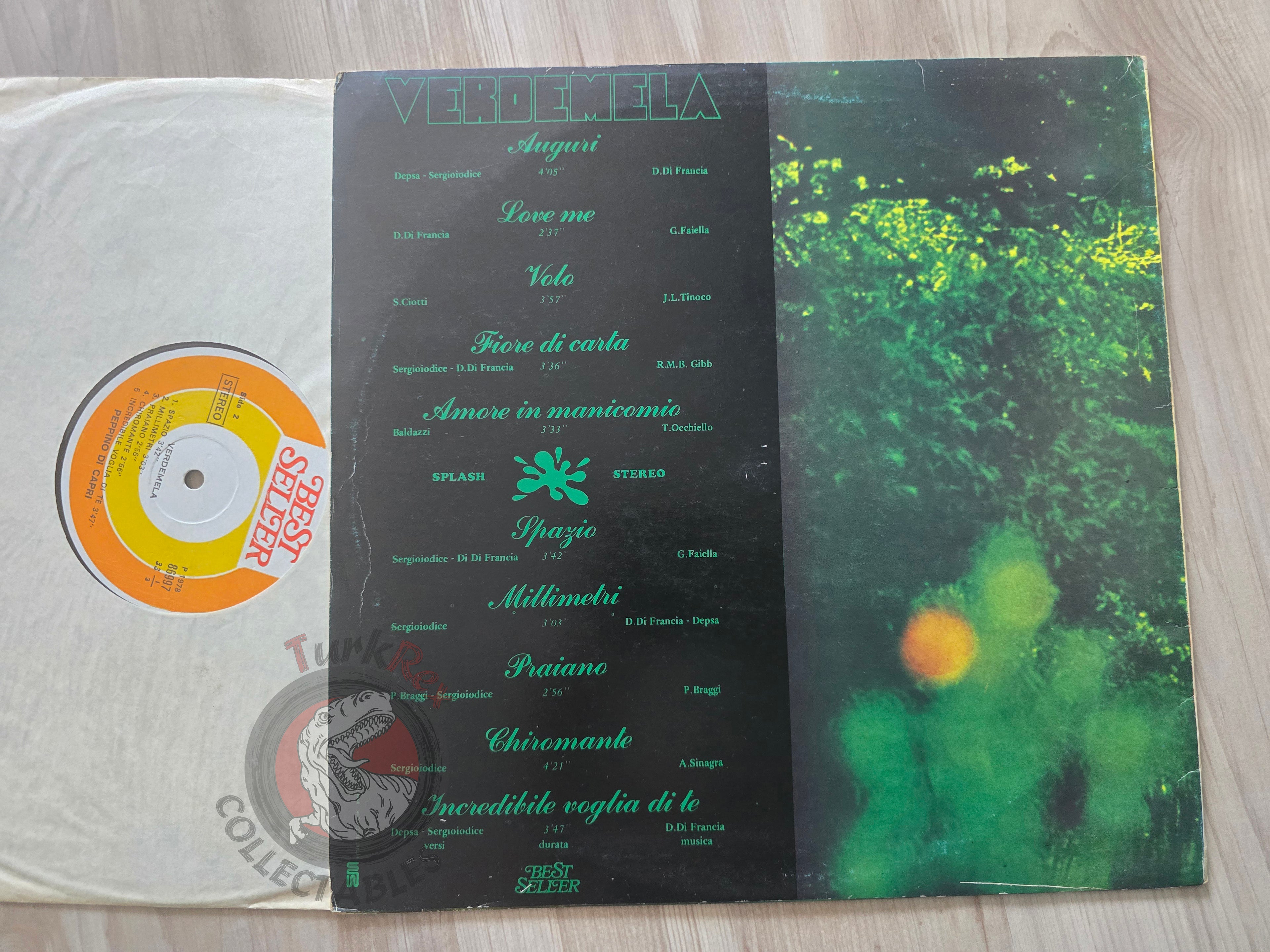 Peppino Di Capri – Verdemela Turkish Pressing Vinyl Turkey Edition
