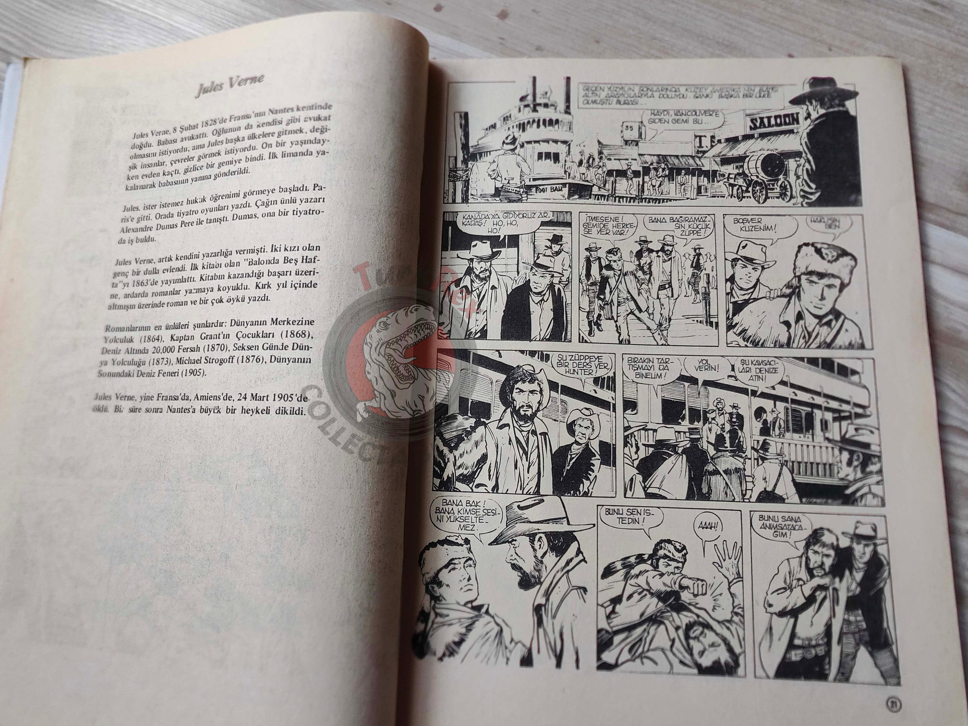Milliyet Çocuk #21 1979 Turkish Comic Turkey Joyas Literarias Juveniles #79 Jules Verne