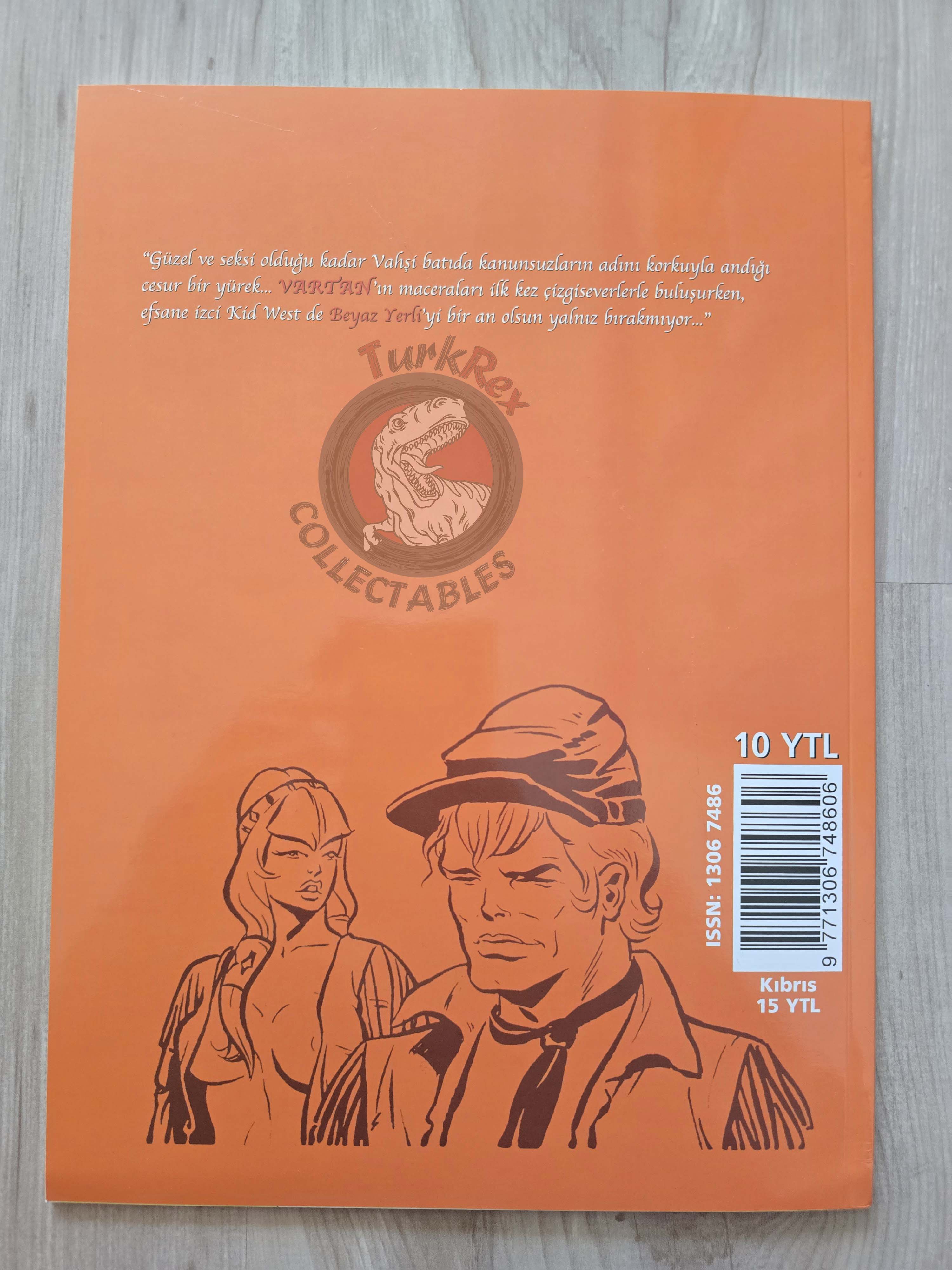 Vartan #1 L'indiana bianca  Turkish Comic Turkey Furio Viano