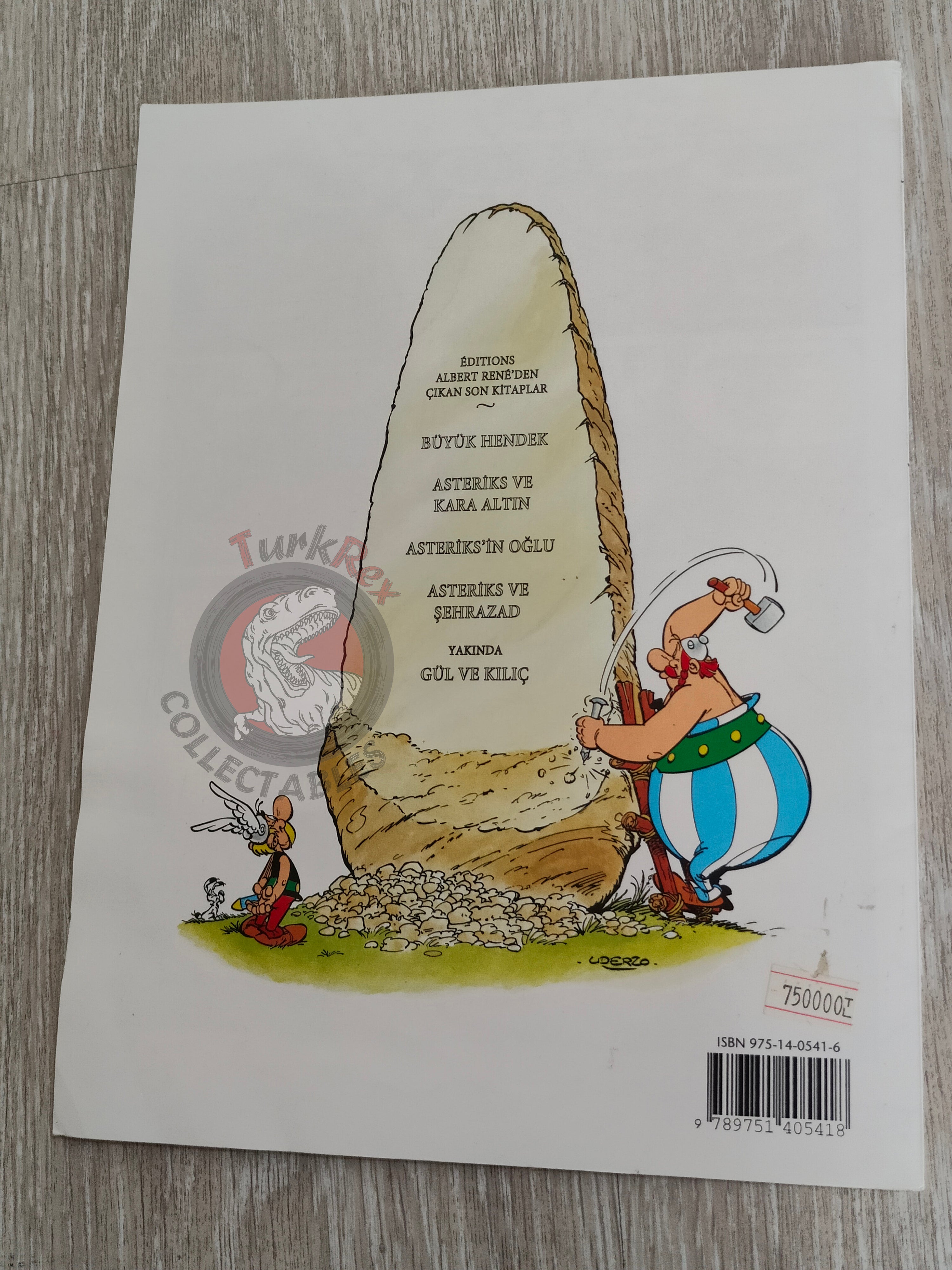 Asterix – Asterix and the Magic Carpet 1996 1st Edition Turkish Edition Comic Turkey