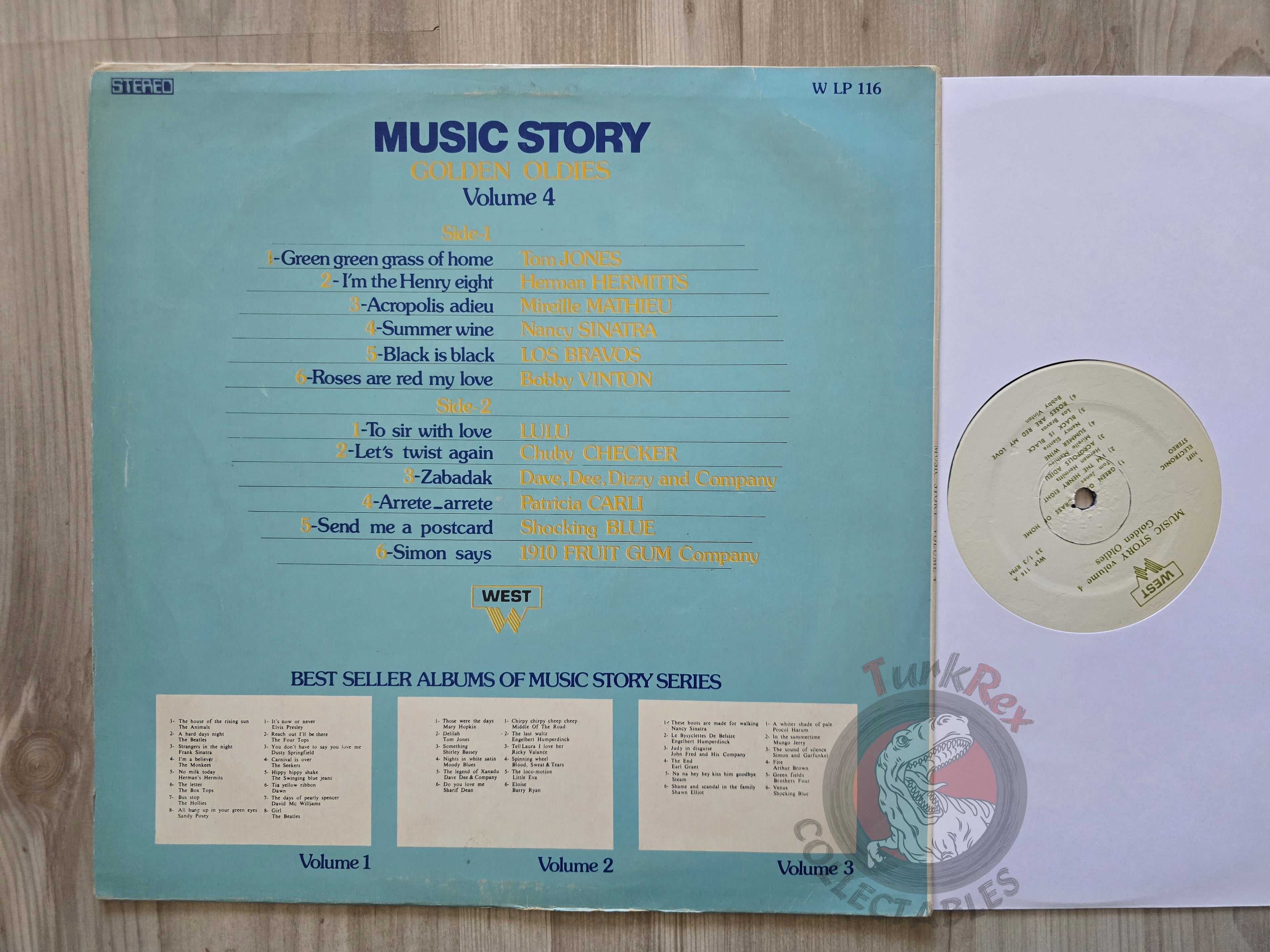 Various – Music Story 4 Turkish Pressing Vinyl Turkey Edition