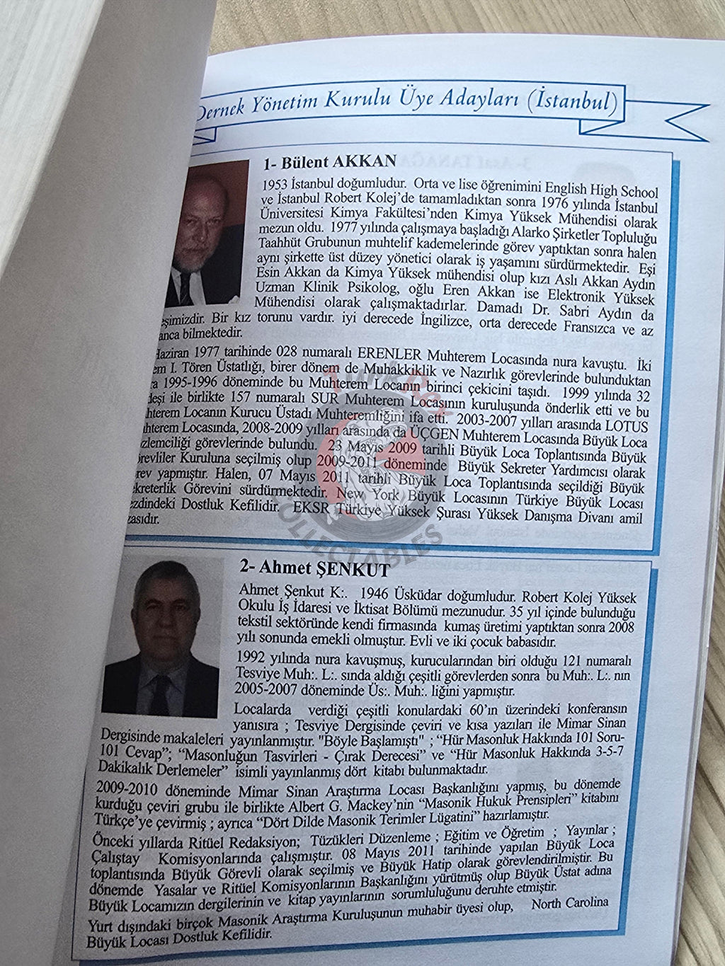Turkish Freemasonry General Assembly Report 2013 Booklet Masonic Masons of Turkey