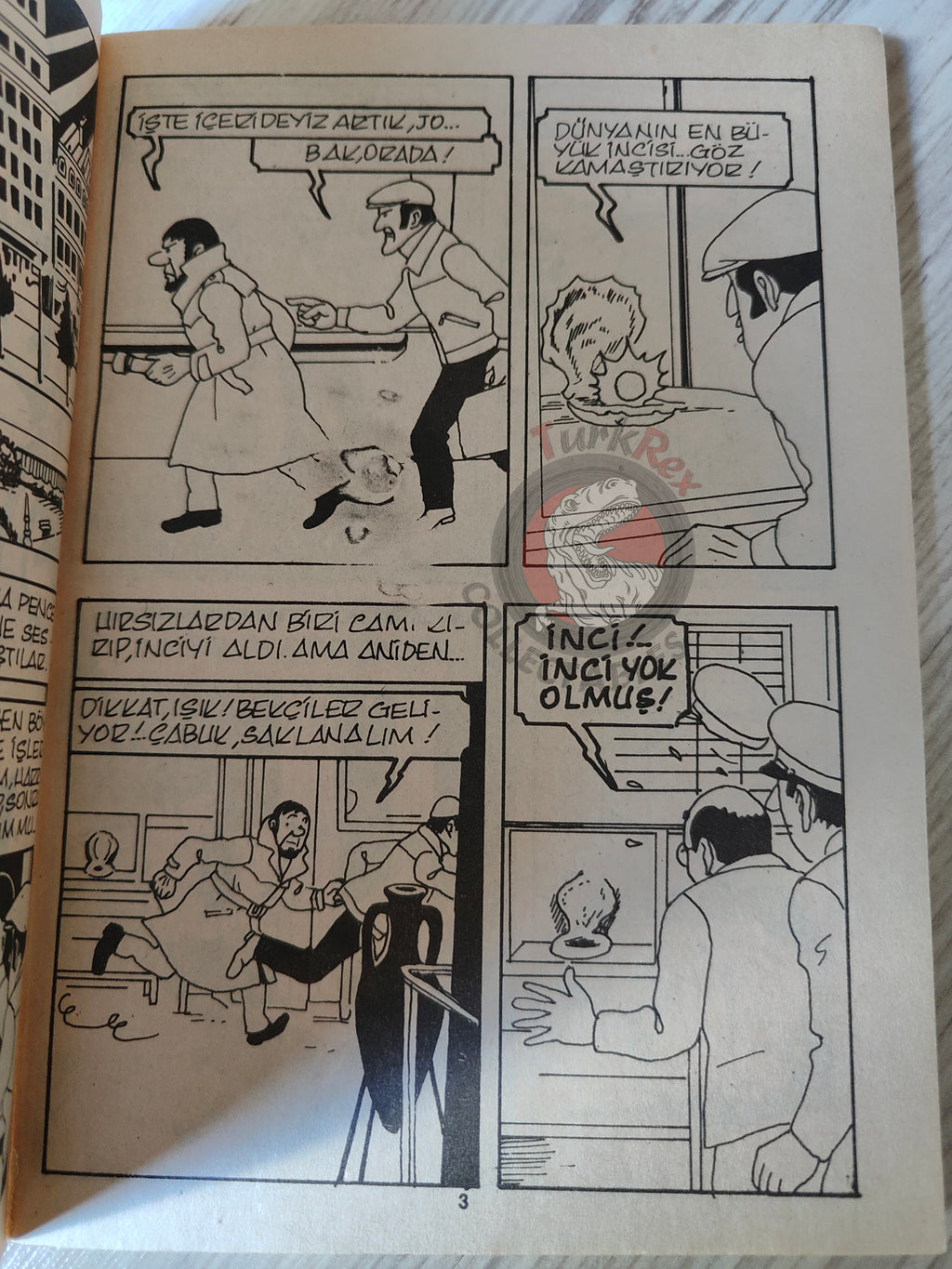 Tintin – Tintin and the Lake of Sharks mid 1980s Turkish Edition Comic Turkey 2