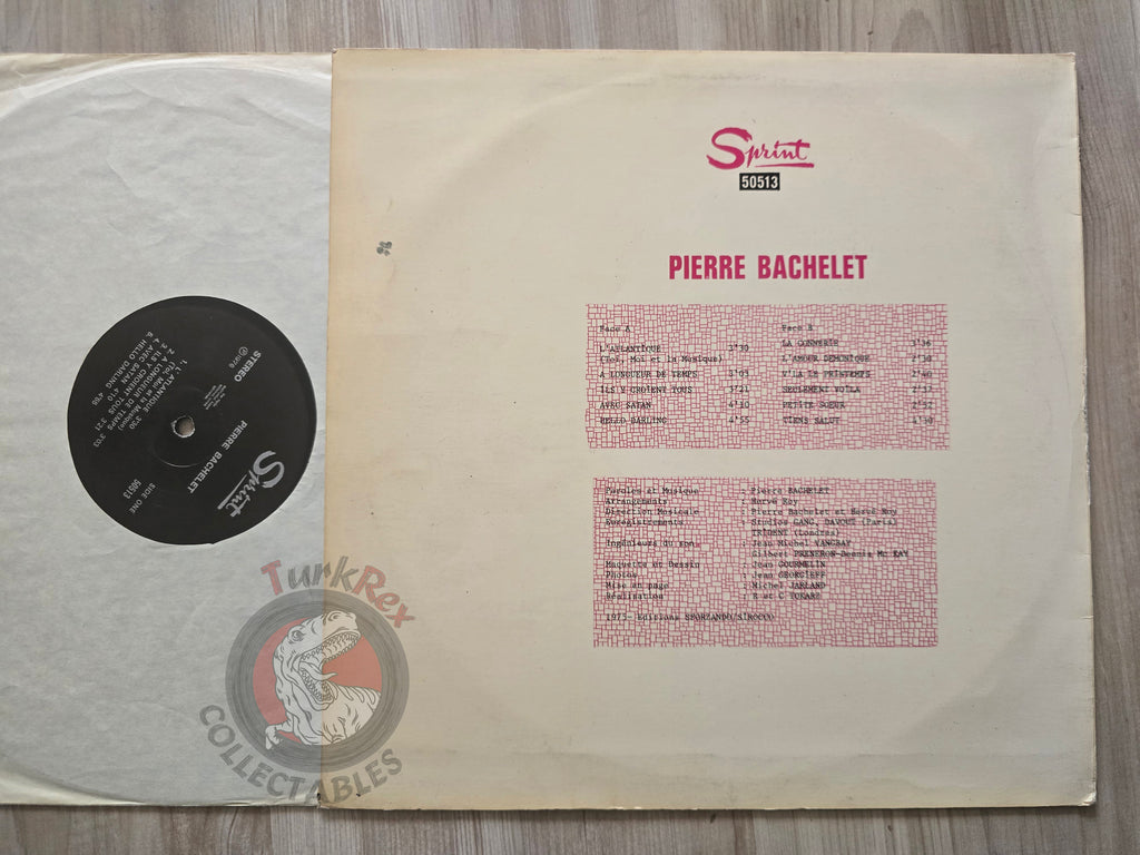 Pierre Bachelet – Pierre Bachelet Turkish Pressing Vinyl Turkey Edition