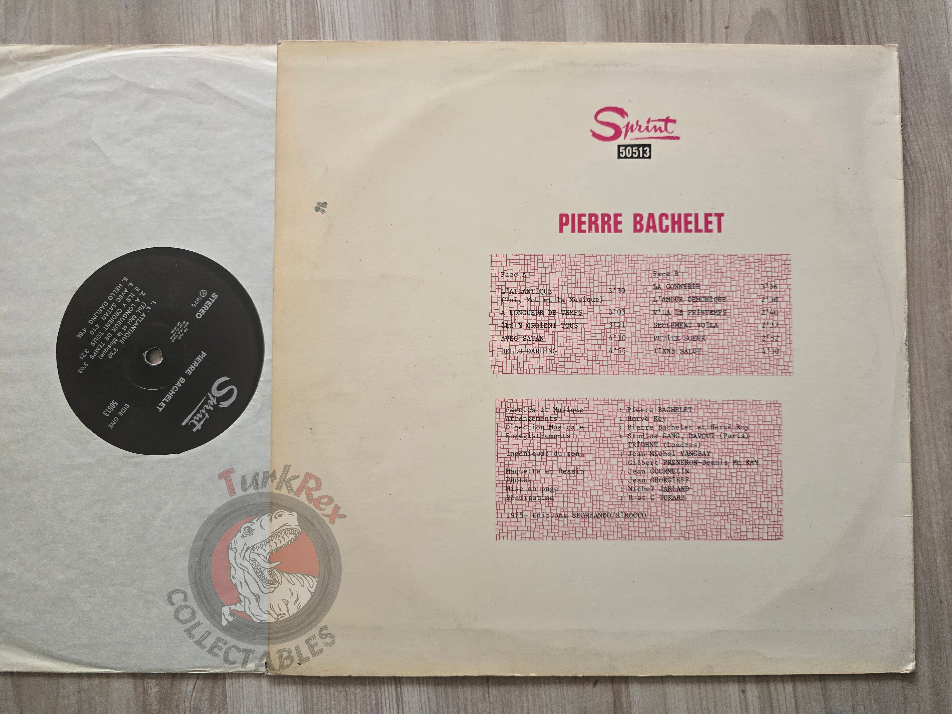 Pierre Bachelet – Pierre Bachelet Turkish Pressing Vinyl Turkey Edition
