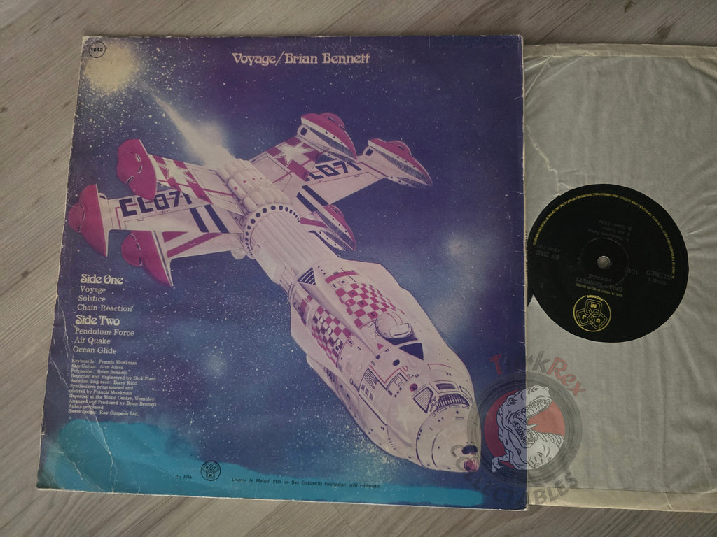 Brian Bennett – Voyage (A Journey Into Discoid Funk) Turkish Pressing Vinyl Turkey Edition