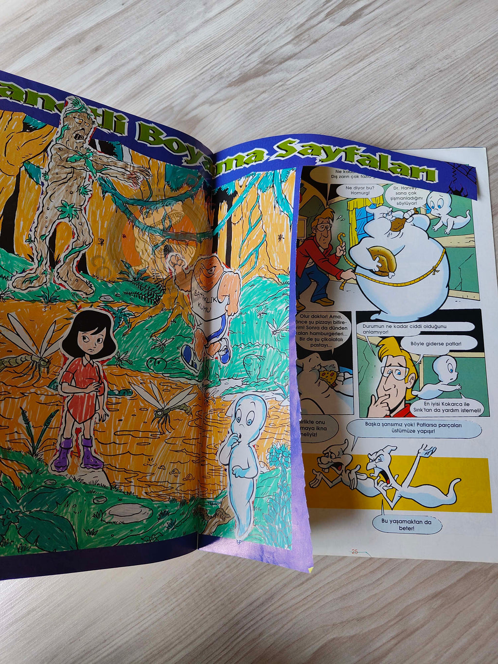 Casper the Friendly Ghost Magazine – Issue #28 1997 Turkish Comic Turkey