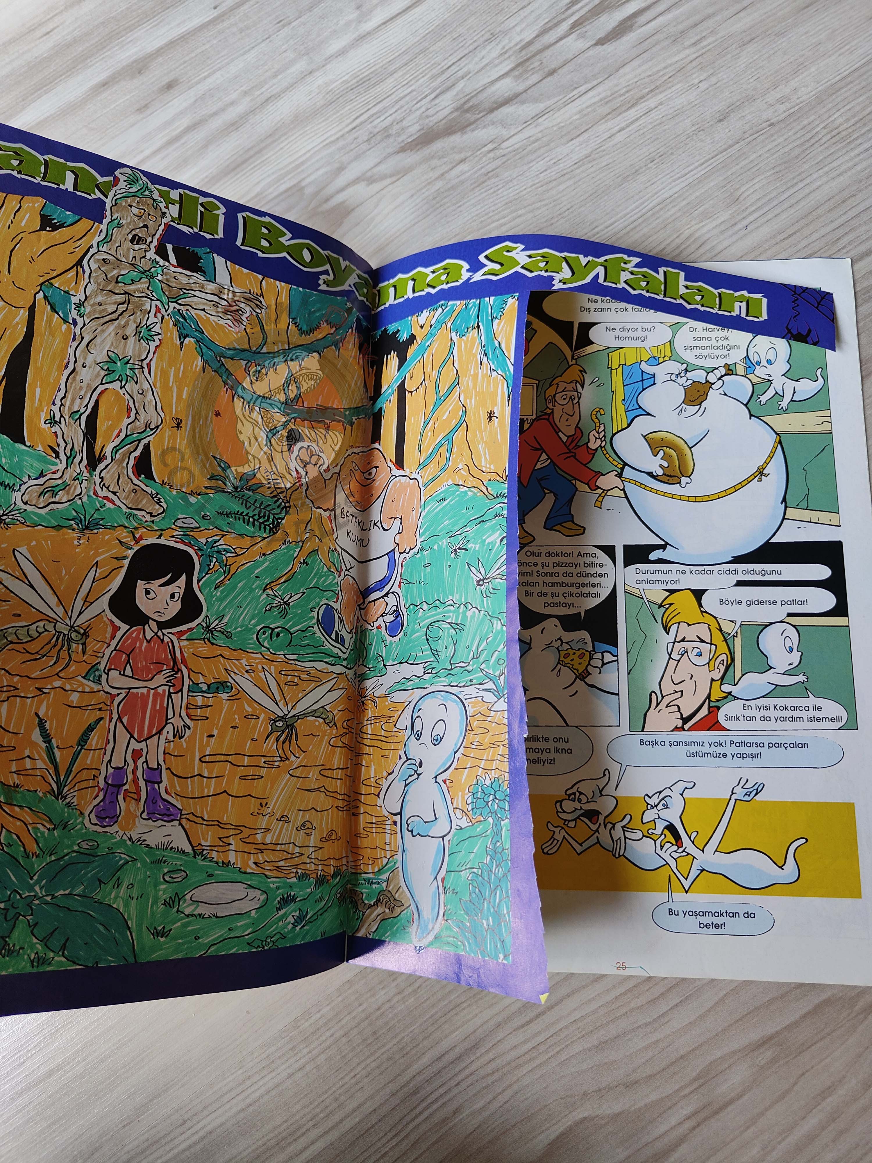 Casper the Friendly Ghost Magazine – Issue #28 1997 Turkish Comic Turkey