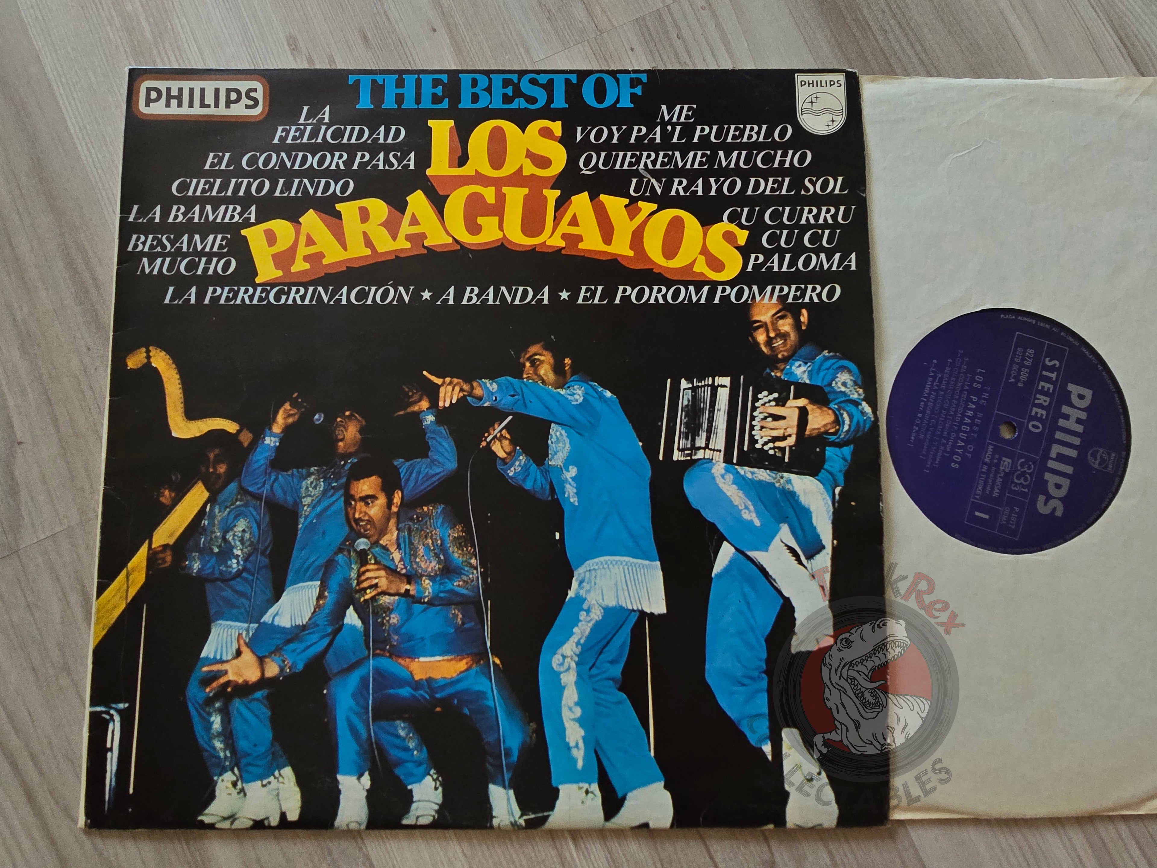 Los Paraguayos – The Best Of Los Paraguayos Turkish Pressing Vinyl Turkey Edition